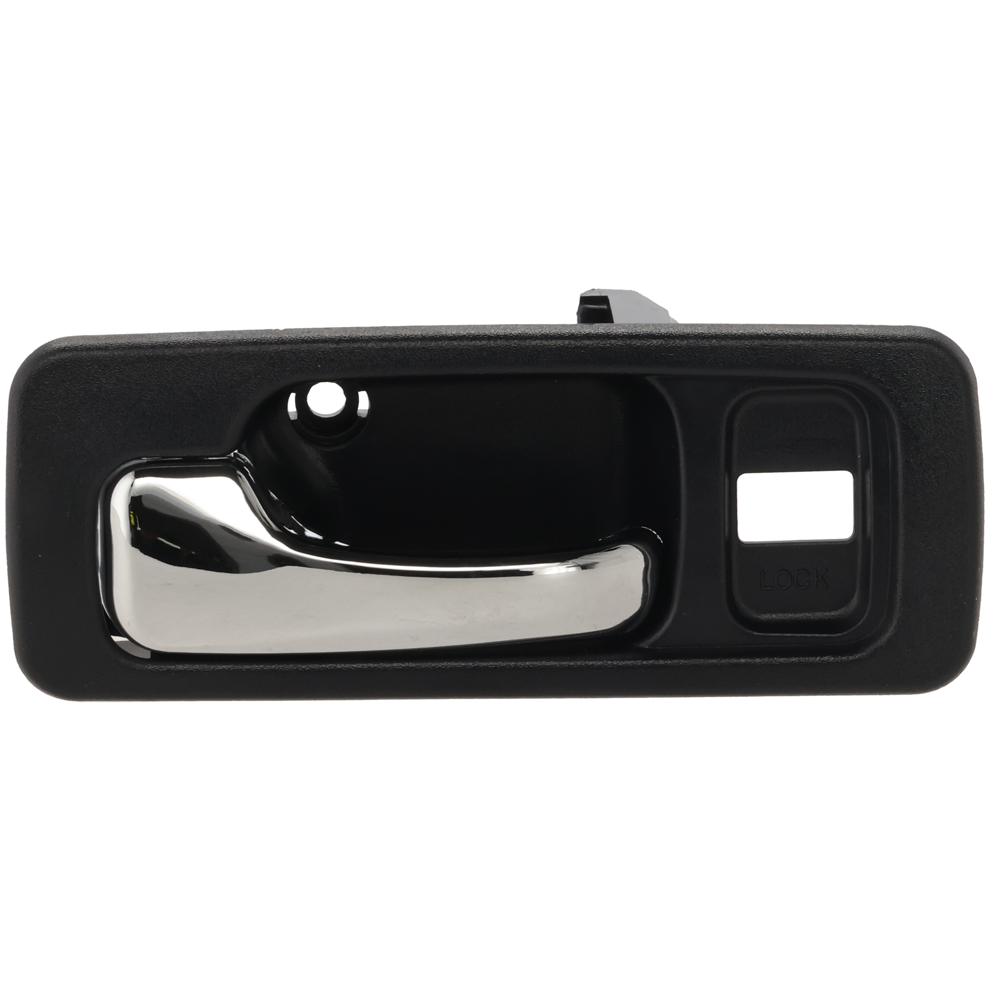 AM ACCORD 90-93 FRONT INTERIOR DOOR HANDLE LH Dark Blue Bezel with Chrome Lever w Door Lock Hole Sedan SKU REPHD462140 Partslink HO1352134 OEM 72165SM4003ZA
