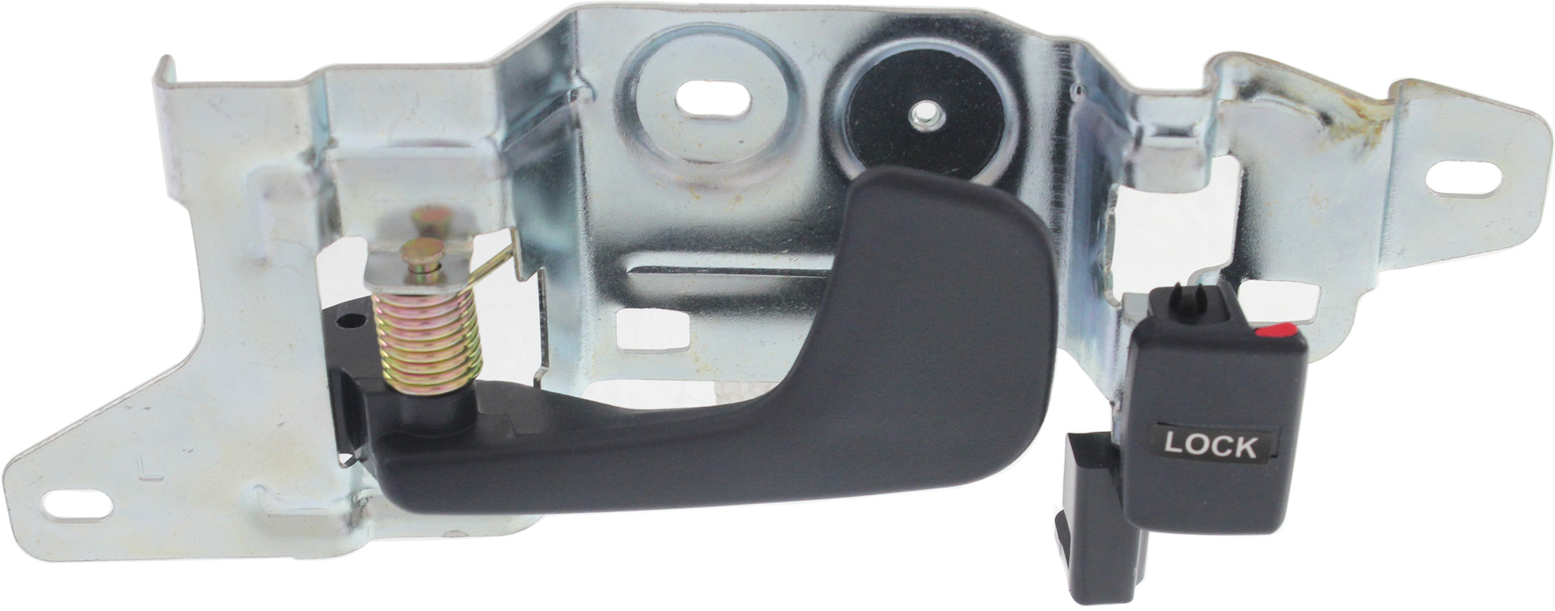 AM CIVIC 92-95 FRONT INTERIOR DOOR HANDLE LH Black Plastic+Metal Coupe Hatchback w o Power Windows SKU REPHD462350 Partslink HO1352107 OEM 72160SR0A02ZB