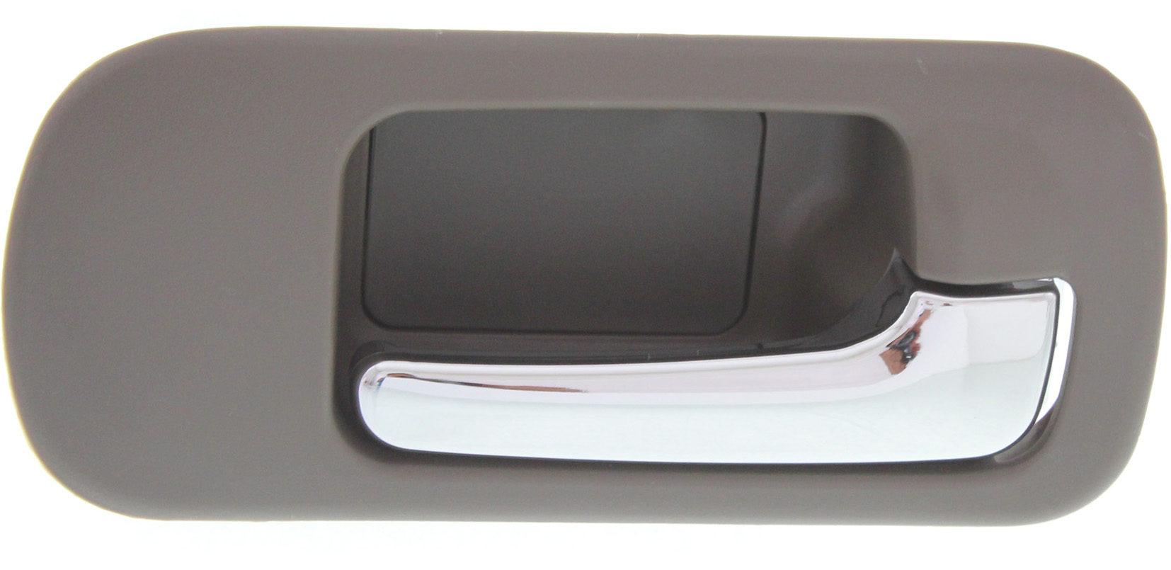 AM CIVIC 01-05 FRONT INTERIOR DOOR HANDLE RH Chrme+Brown Taupe Plastic Sedan DX EX GX LX VP models SKU REPHD462355 OEM 72120S5NC010