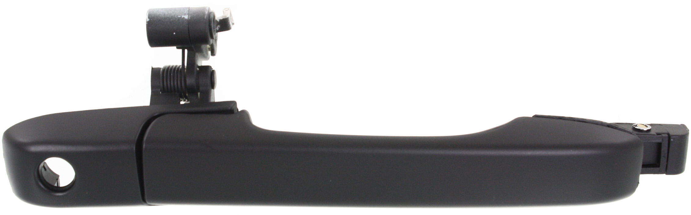 AM CR V 02-06 FRONT EXTERIOR DOOR HANDLE RH Textured Black w Keyhole Plastic SKU REPHD462373 OEM 72140S9A003