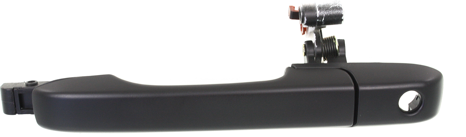 AM CR V 02-06 FRONT EXTERIOR DOOR HANDLE LH Textured Black w Keyhole Plastic SKU REPHD462374 OEM 72180S9A003