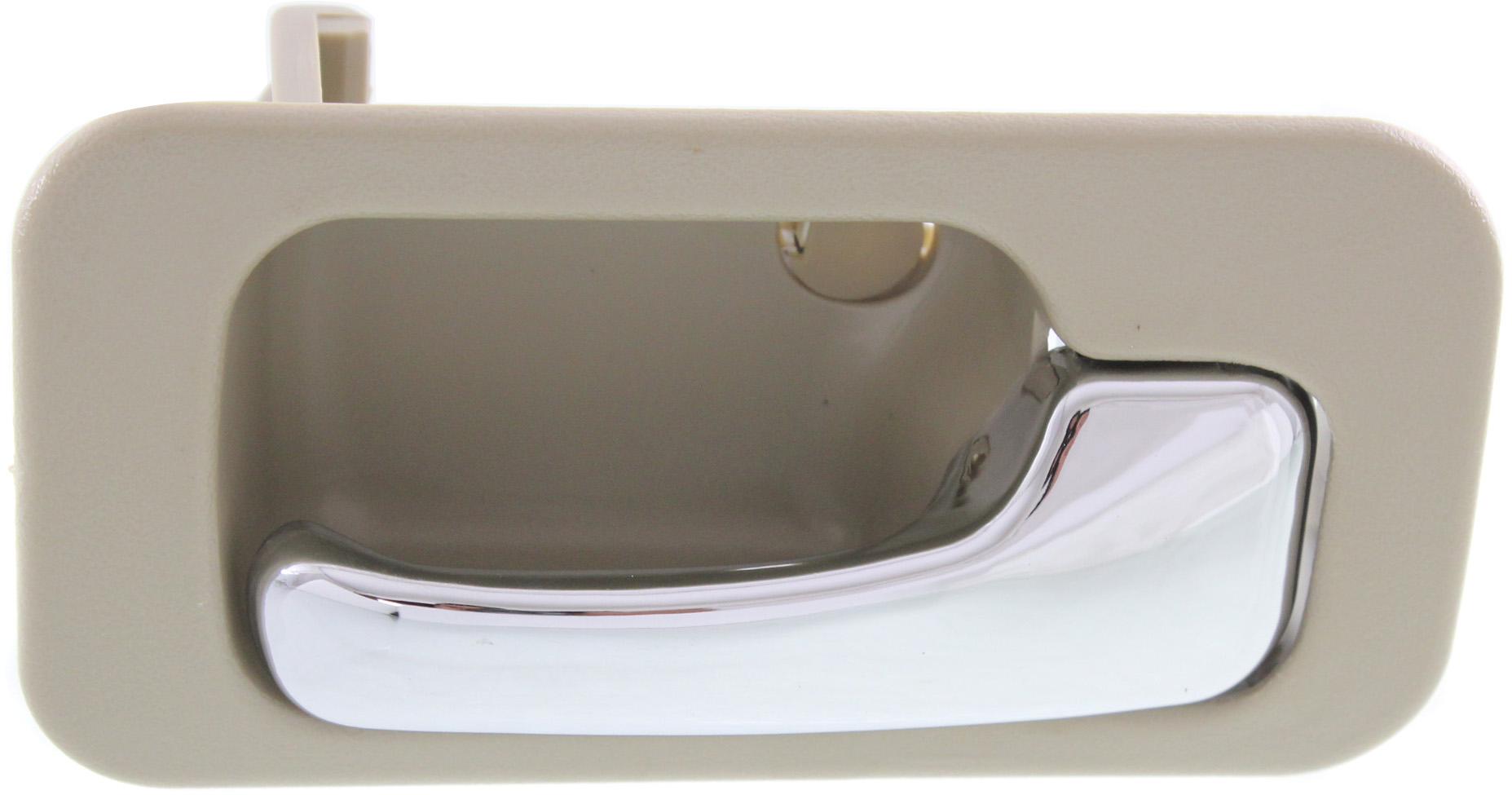 AM ACCORD 90-93 REAR INTERIOR DOOR HANDLE RH Chrome Lever+Beige Hsg. Plastic Sedan SKU REPHD491331 OEM 72620SM4003ZE