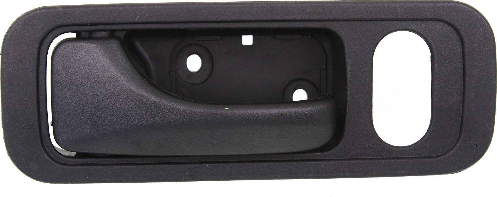 AM ELEMENT 03-11 FRONT INTERIOR DOOR HANDLE LH Black Plastic w Hole SKU REPHDA462136 Partslink HO1352141 OEM 72165SCVA01ZA