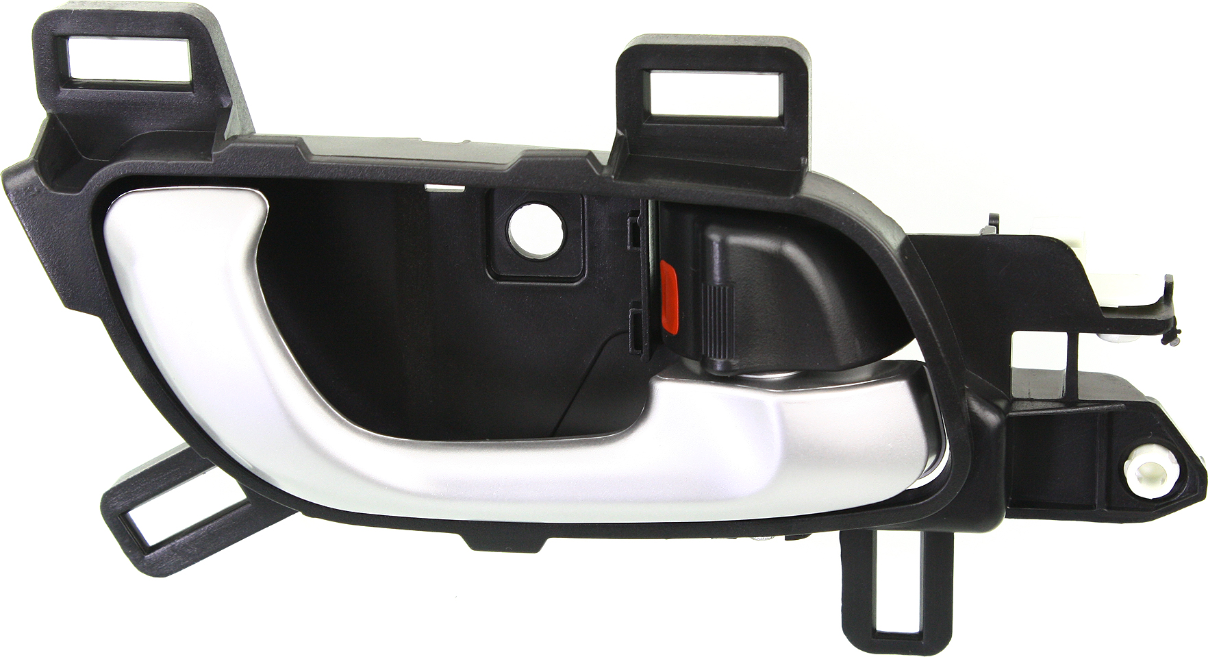 AM CIVIC 12-15 FRONT INTERIOR DOOR HANDLE RH Silver Lever+Black Housing Plastic Coupe Sedan SKU REPHDA462145 Partslink HO1353146 OEM 72120TR3A11ZC