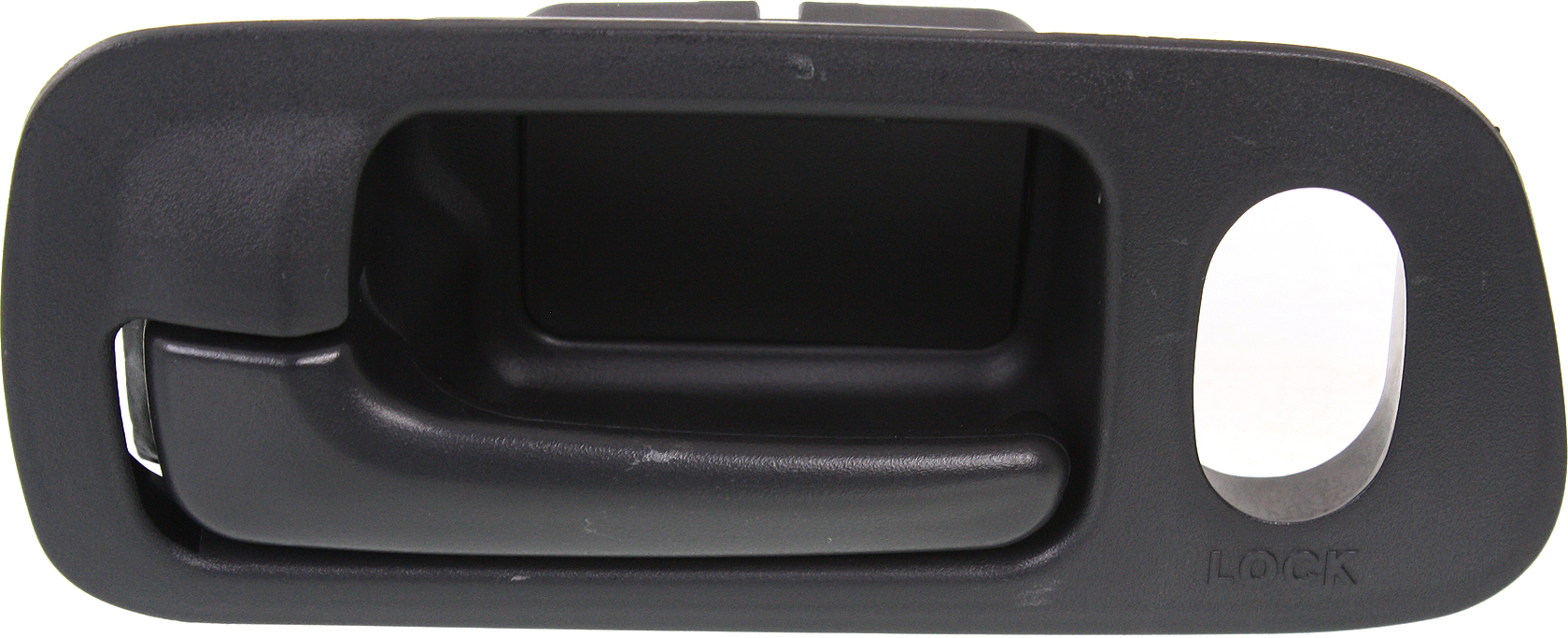 AM CIVIC 01-05 INTERIOR FRONT DOOR HANDLE Left Black Plastic w Lock Hole Exc. Si Hybrid models SKU REPHDA462158 Partslink HO1352140 OEM 72160S5PA12ZA