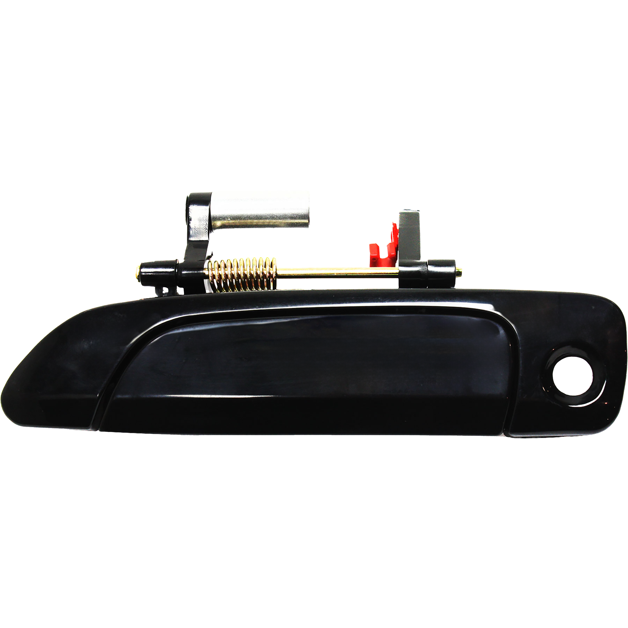 AM CIVIC 01-05 FRONT EXTERIOR DOOR HANDLE LH Smooth Black w Keyhole Sedan SKU REPHO462106 Partslink FDH010181 OEM 72180S5DA02