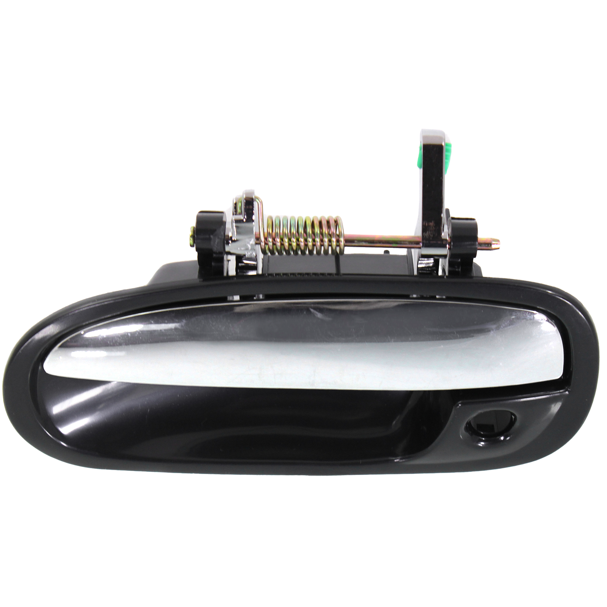 AM CIVIC 96-00 FRONT EXTERIOR DOOR HANDLE LH Chrome Lever+Black Housing w Keyhole SKU REPHO462118 OEM 72180S01A01