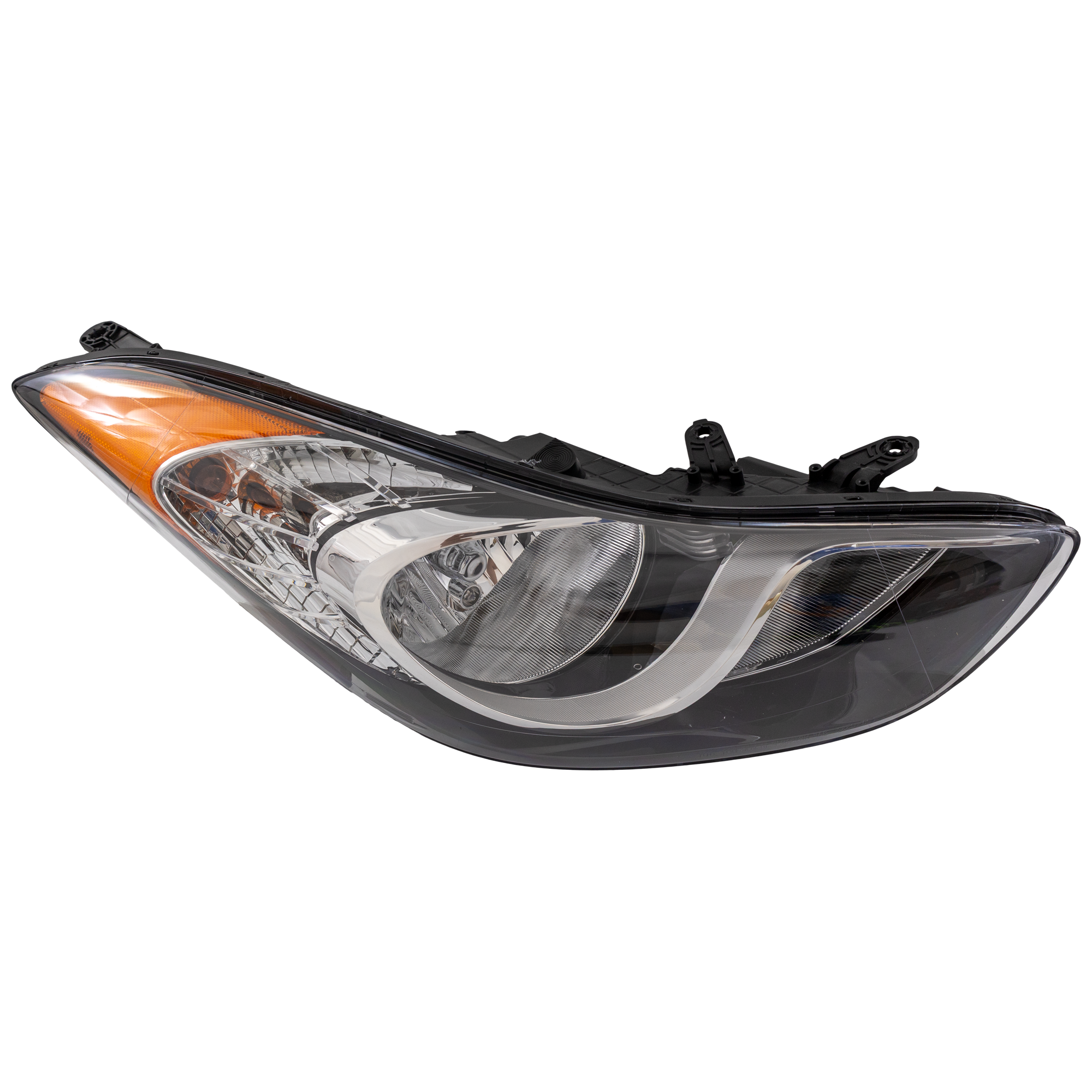 AM ELANTRA 11-13 ELANTRA COUPE 13-14 HEAD LAMP RH Assembly Halogen Coupe w o LED Position Light Sedan Korea Built Vehicle SKU REPHY100101 Partslink HY2503164 OEM 921023X050