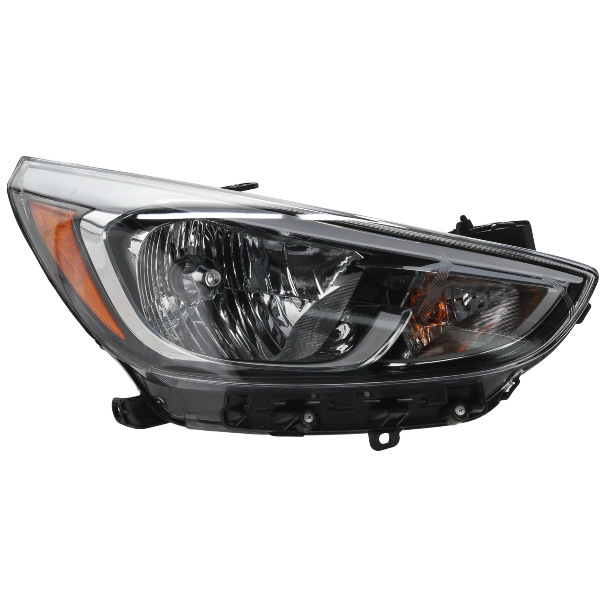 AM ACCENT 15-17 HEAD LAMP RH Assembly Halogen Standard Type Hatchback Sedan CAPA SKU REPHY100105Q Partslink HY2503192C OEM 921021R710