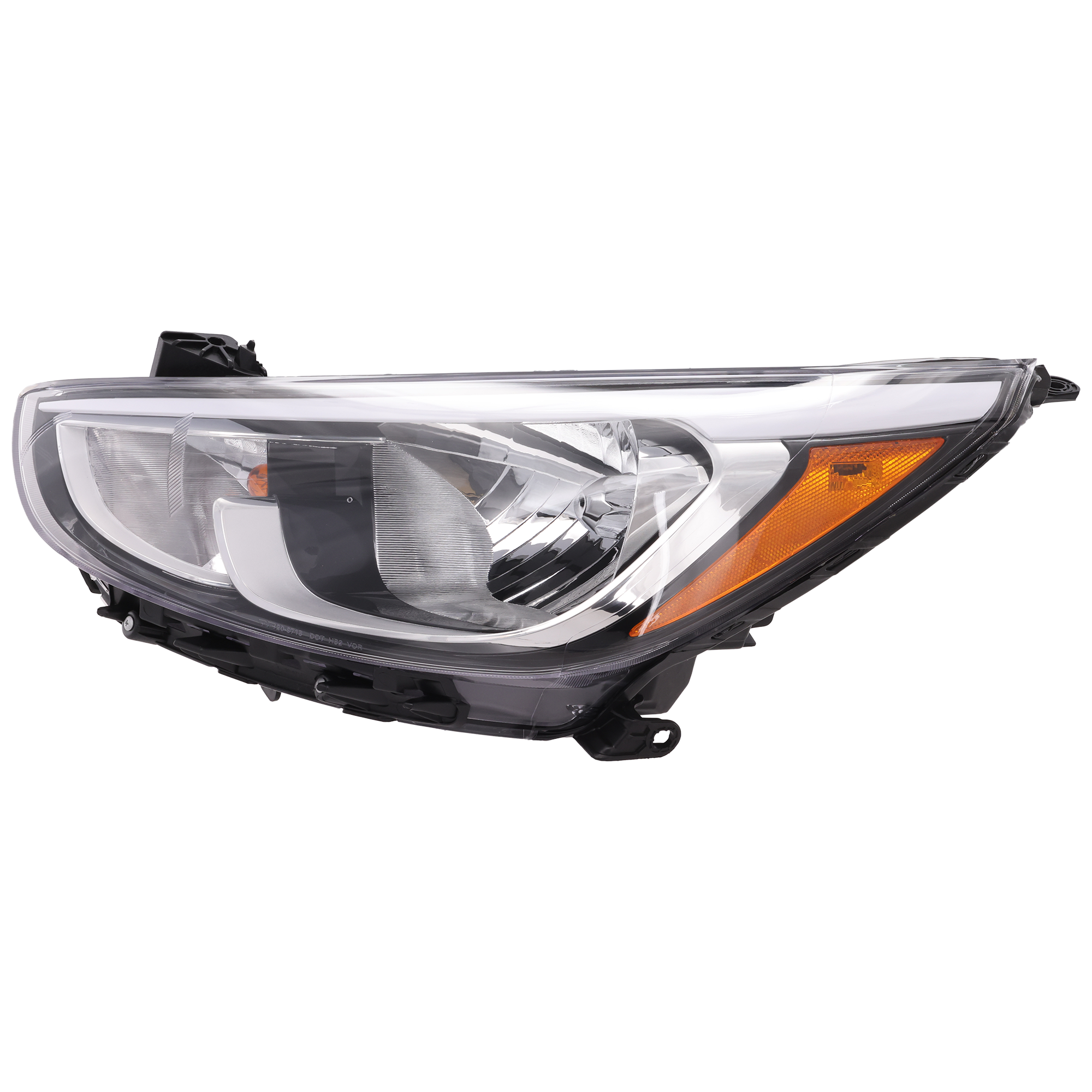 AM ACCENT 15-17 HEAD LAMP LH Assembly Halogen Standard Type Hatchback Sedan CAPA SKU REPHY100106Q Partslink HY2502192C OEM 921011R710