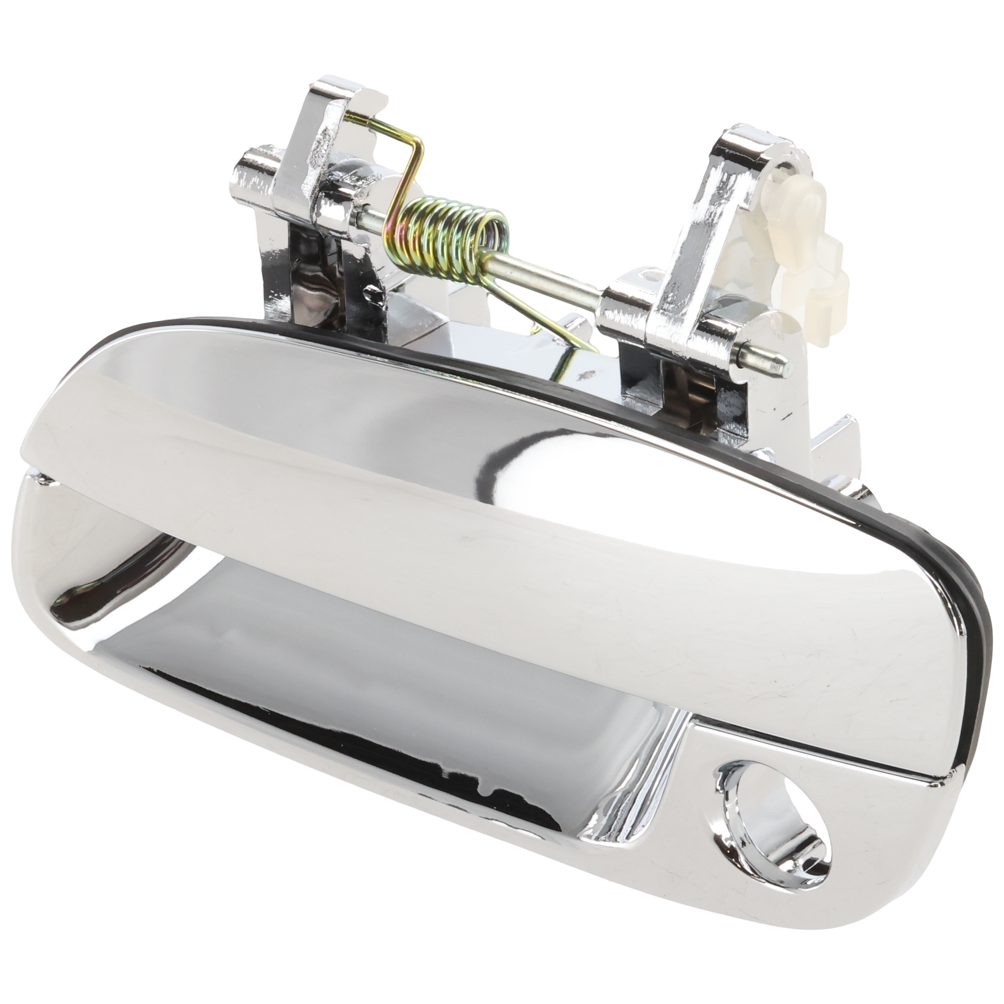 AM ELANTRA 01-06 FRONT EXTERIOR DOOR HANDLE LH All Chrome w Keyhole Plastic SKU REPHY462124C OEM 826502D000 PFM