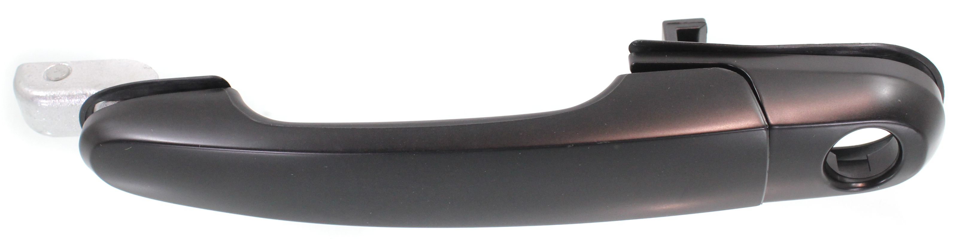 AM TUCSON 05-09 FRONT EXTERIOR DOOR HANDLE LH Primed Black w Keyhole SKU REPHY462134 Partslink HY1310108 OEM 826502E020CA