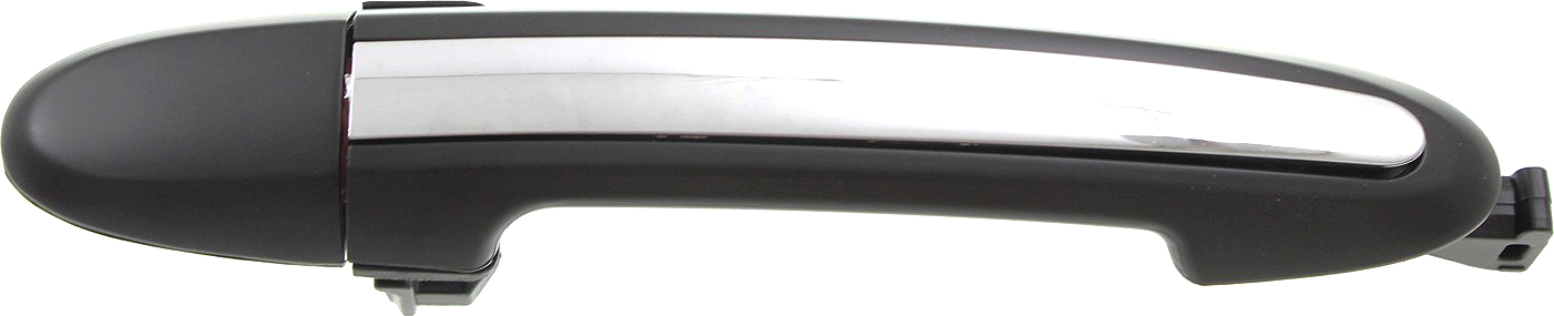 AM SANTA FE 07-12 FRONT EXTERIOR DOOR HANDLE RH Black w Chrome Insert w o Keyhole SKU REPHY462135C OEM 826512B000 PFM