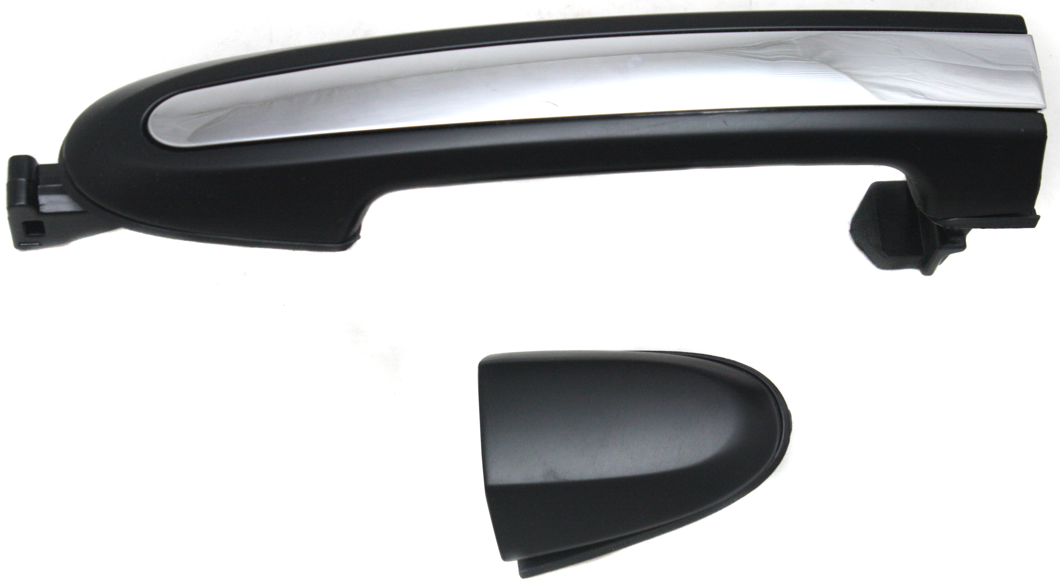AM SANTA FE 07-12 FRONT EXTERIOR DOOR HANDLE RH w Chrome Insert w o Keyhole SKU REPHY462137 Partslink FDH010228 OEM 826512B010-826522B010