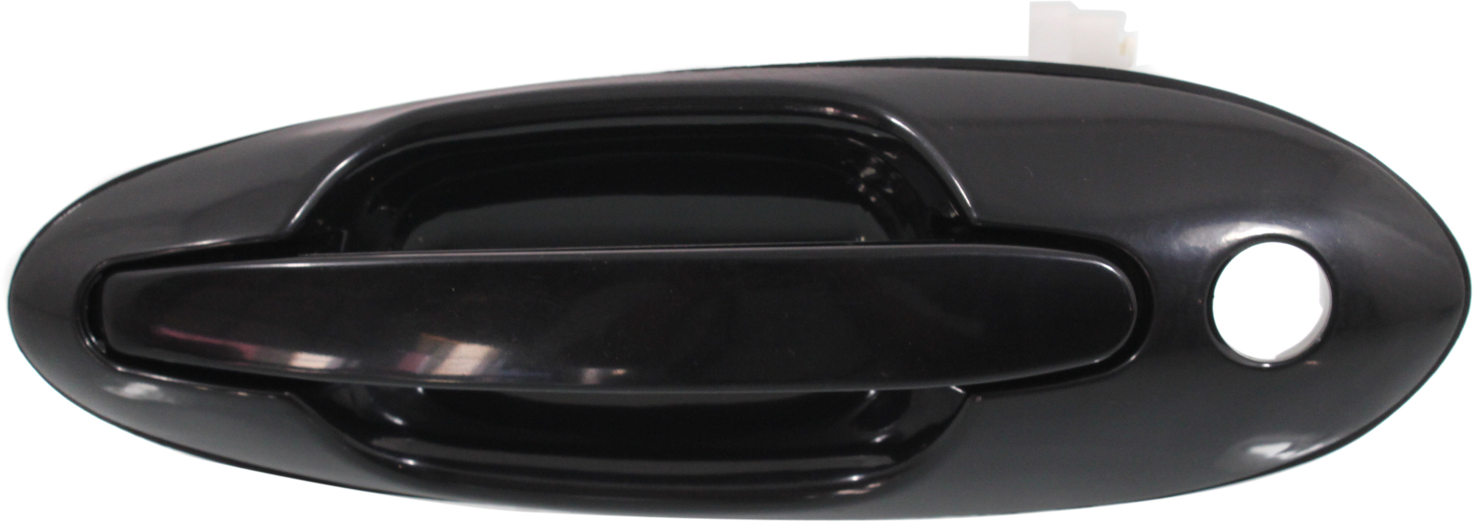 AM SONATA 99-01 FRONT EXTERIOR DOOR HANDLE LH Smooth Black SKU REPHY462150 Partslink HY1310120 OEM 8265038000