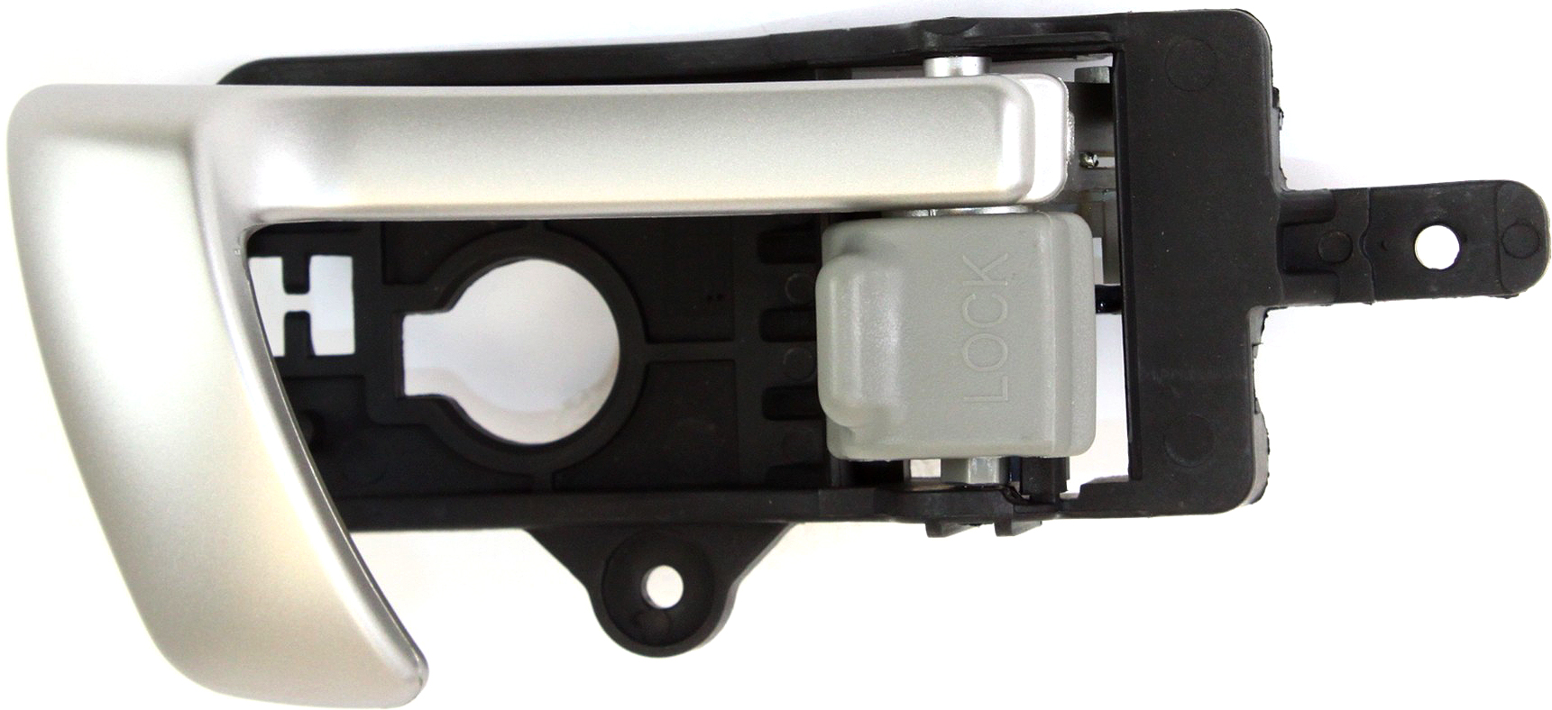 AM SANTA FE 07-12 FRONT DOOR HANDLE RH Inside Silver Lever Gray Knob =REAR SKU REPHY462169 Partslink HY1353132 OEM 826202B0101D