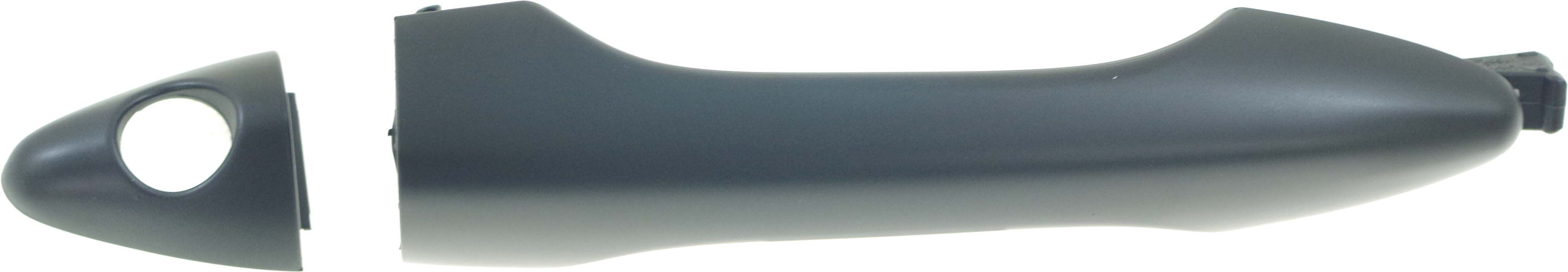 AM TUCSON 10-15 FRONT EXTERIOR DOOR HANDLE LH Primed Black Plastic w Keyhole SKU REPHY462316 OEM 826512S010-826522S010
