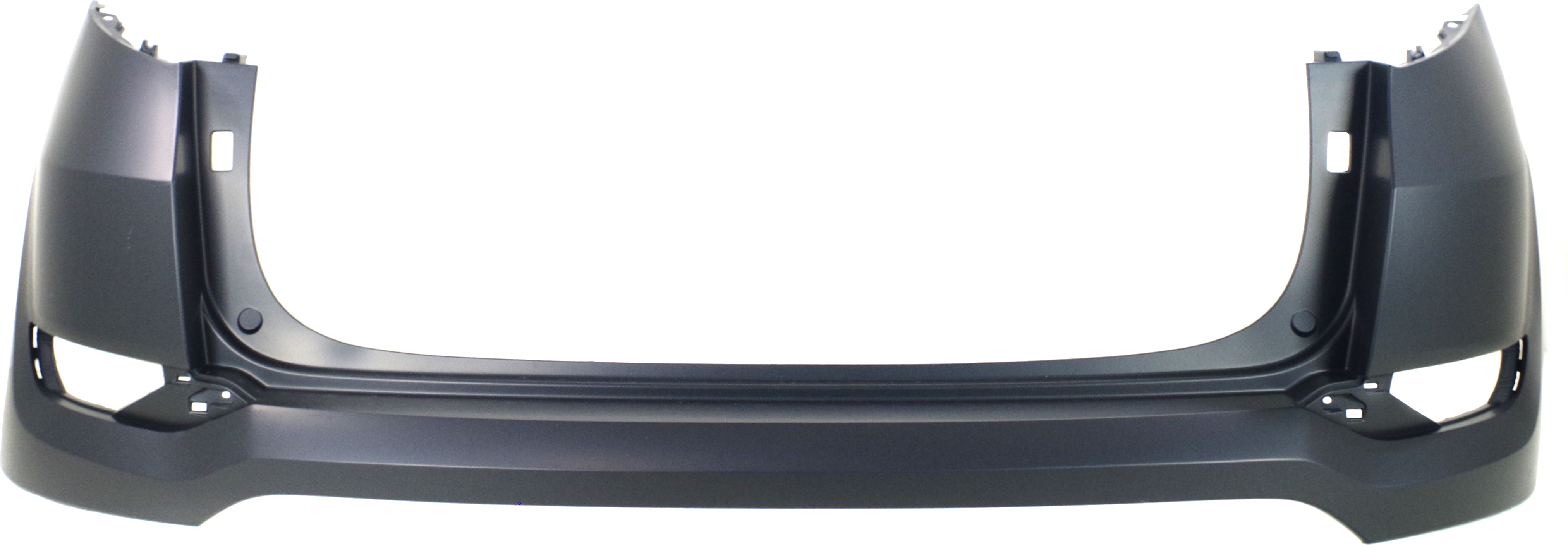 AM TUCSON 16-18 REAR BUMPER COVER Upper Primed w o Park Assist Snsr Holes CAPA SKU REPHY760107PQ Partslink HY1114103C OEM 86611D3000
