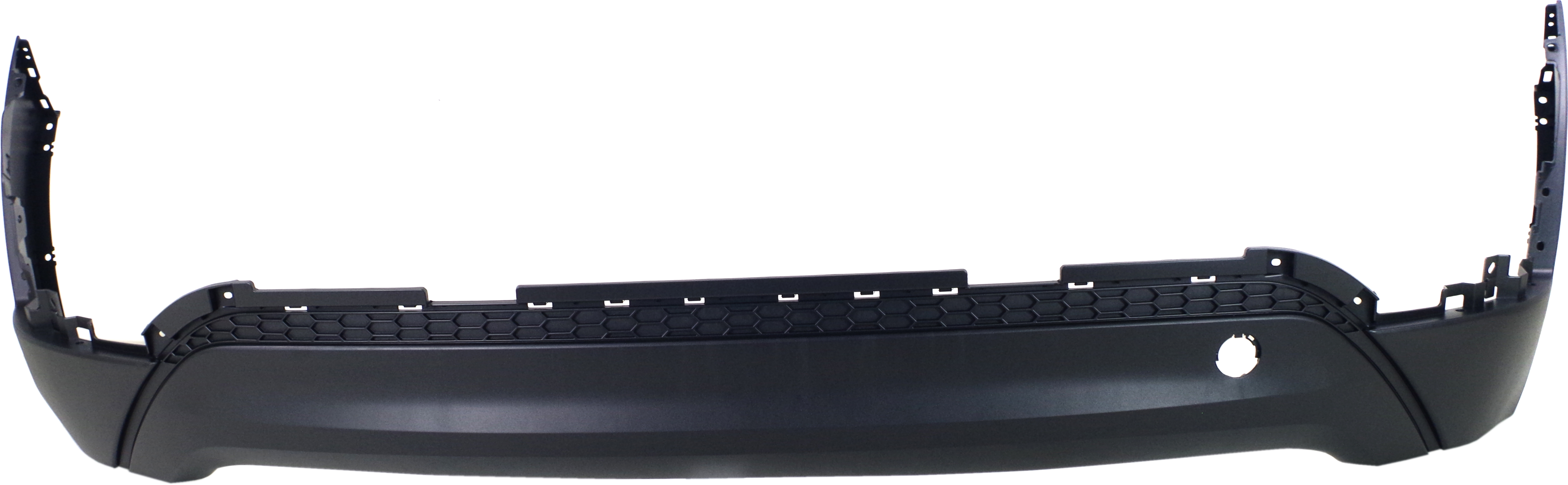 AM TUCSON 16-18 REAR BUMPER COVER Lower Textured w o Skid Plate Cover CAPA SKU REPHY760108Q Partslink HY1115111C OEM 86612D3000