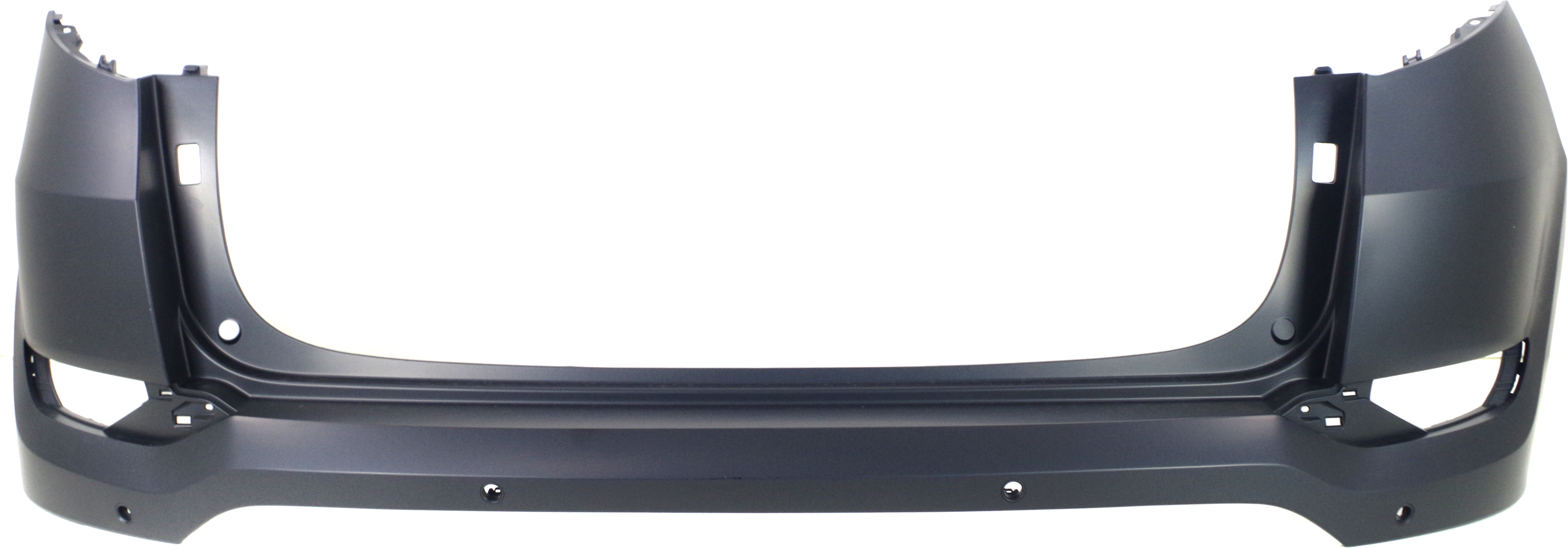AM TUCSON 16-18 REAR BUMPER COVER Upper Primed w Park Assist Snsr Holes CAPA SKU REPHY760110PQ Partslink HY1114104C OEM 86640D3000