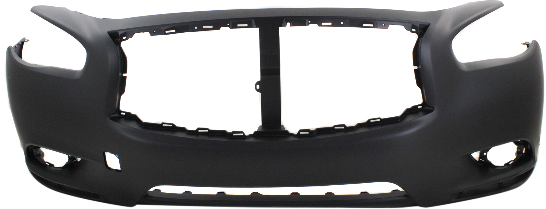 AM JX35-13-13 QX60-14-15 FRONT BUMPER COVER Primed JX35 w o Premium Pkg w o Object Sensor Holes CAPA SKU REPI010323PQ Partslink IN1000251C OEM 620223JA0H