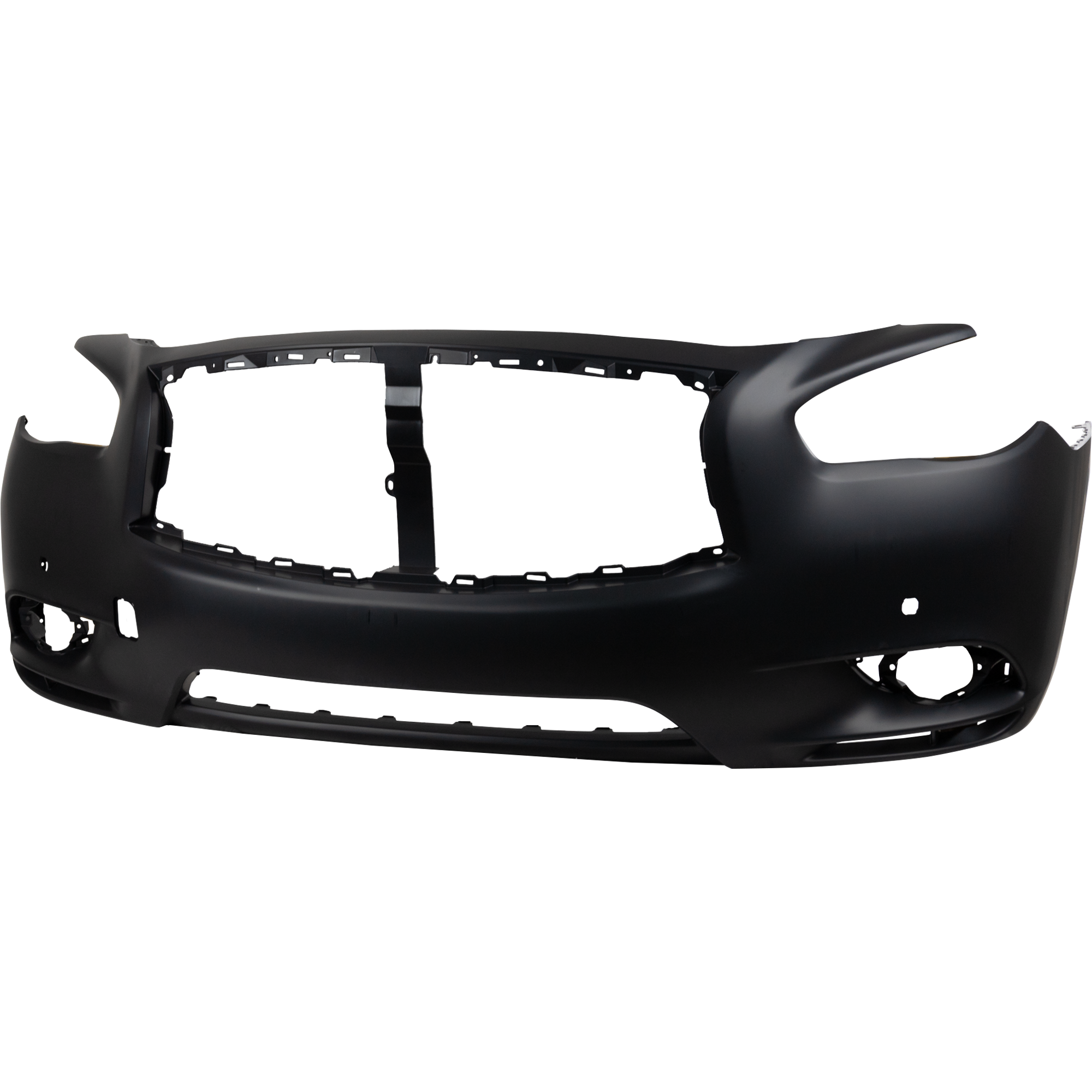 AM JX35-13-13 QX60-14-15 FRONT BUMPER COVER Primed JX35 w Premium Pkg w Object Sensor Holes SKU REPI010324P Partslink IN1000252 OEM 620223JB0H