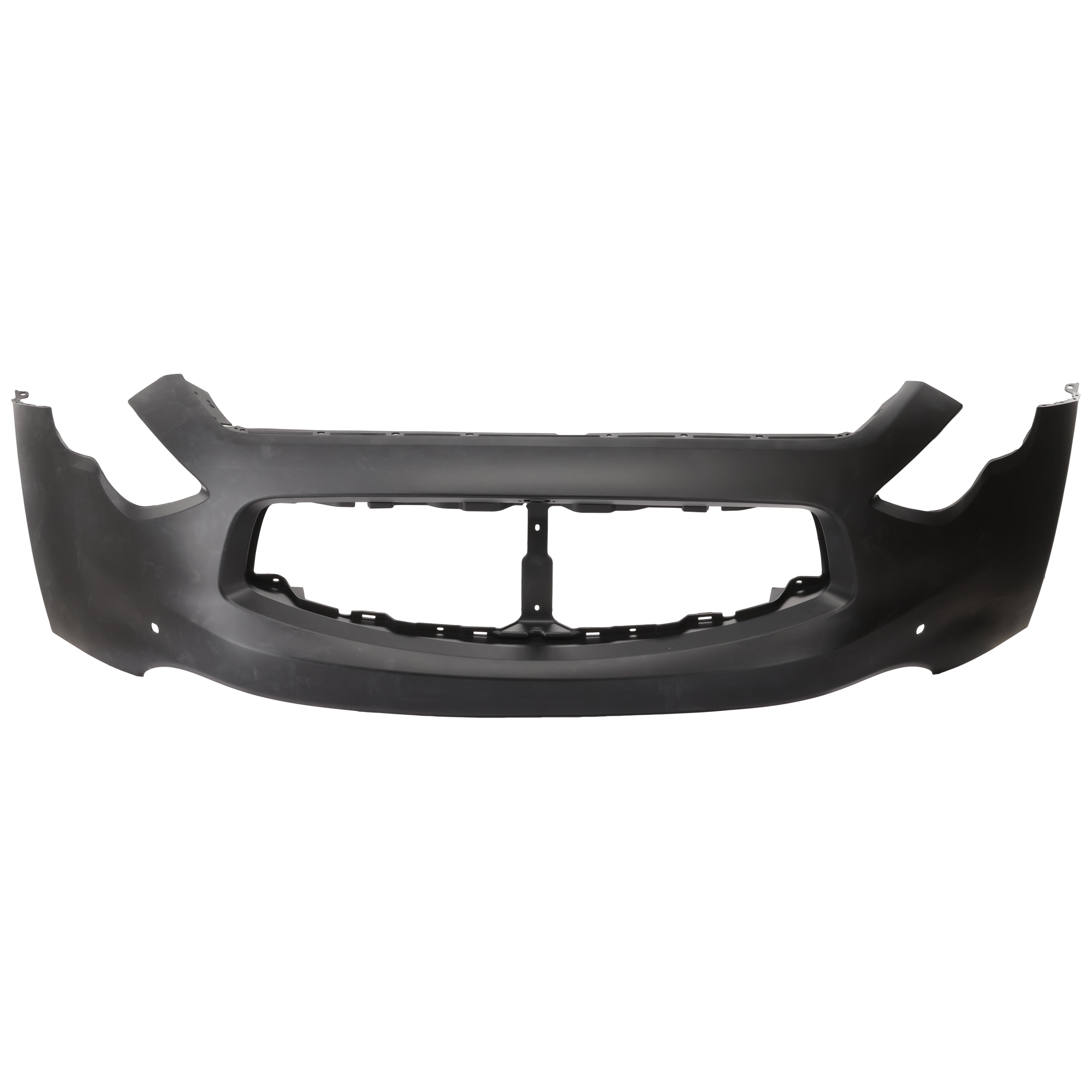 AM FX35 FX50-09-11 FRONT BUMPER COVER Upper Primed w Navigation System CAPA SKU REPI010325PQ Partslink IN1000243C OEM FBM221CG0H