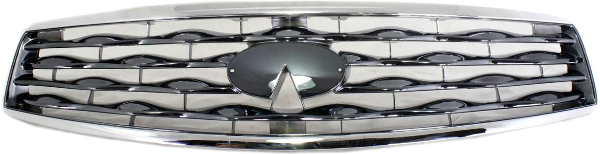 AM FX35 FX50-09-11 GRILLE Chrome Shell Titanium Insert SKU REPI070102 Partslink IN1200113 OEM 620701CA0A