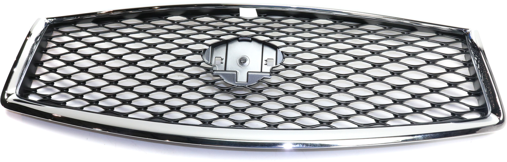 AM Q50-14-17 GRILLE Primed Shell and Insert w Front View Camera SKU REPI070116 Partslink IN1200119 OEM 623104HB0B