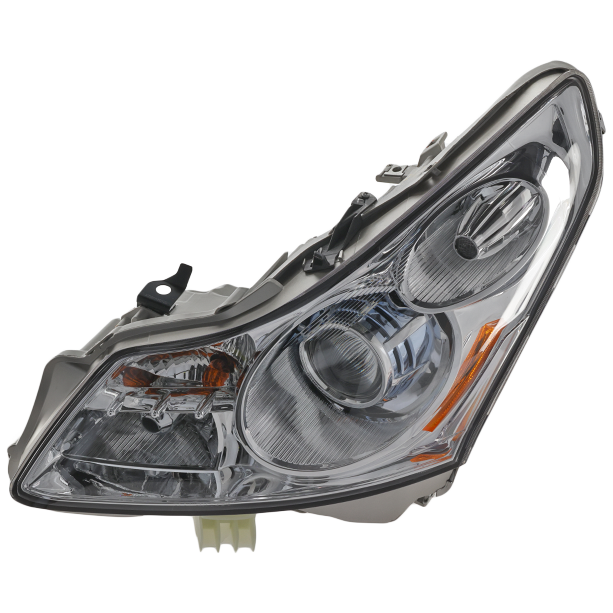 AM G35-07-08 HEAD LAMP LH Assembly HID Xenon w HID Kit w o Technology Package Sedan CAPA SKU REPI100102Q Partslink IN2502137C OEM 26060JK60C
