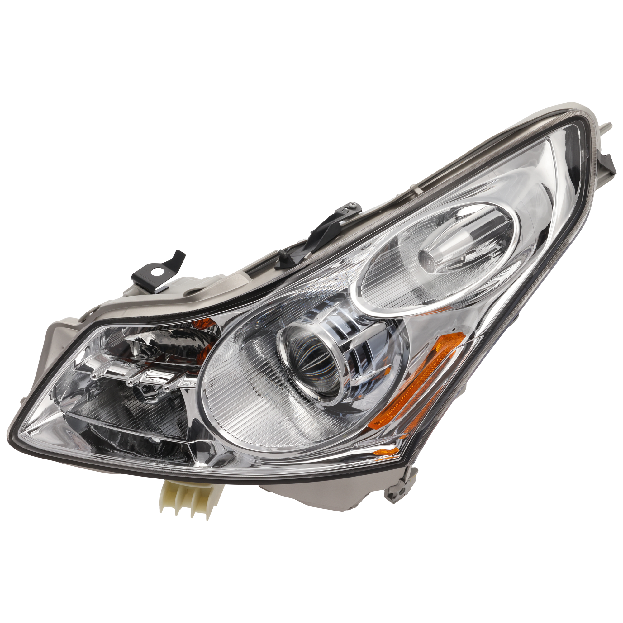 AM G35-07-08 HEAD LAMP LH Assembly HID Xenon w HID Kit w o Technology Package Sedan SKU REPI100102 Partslink IN2502137 OEM 26060JK60C