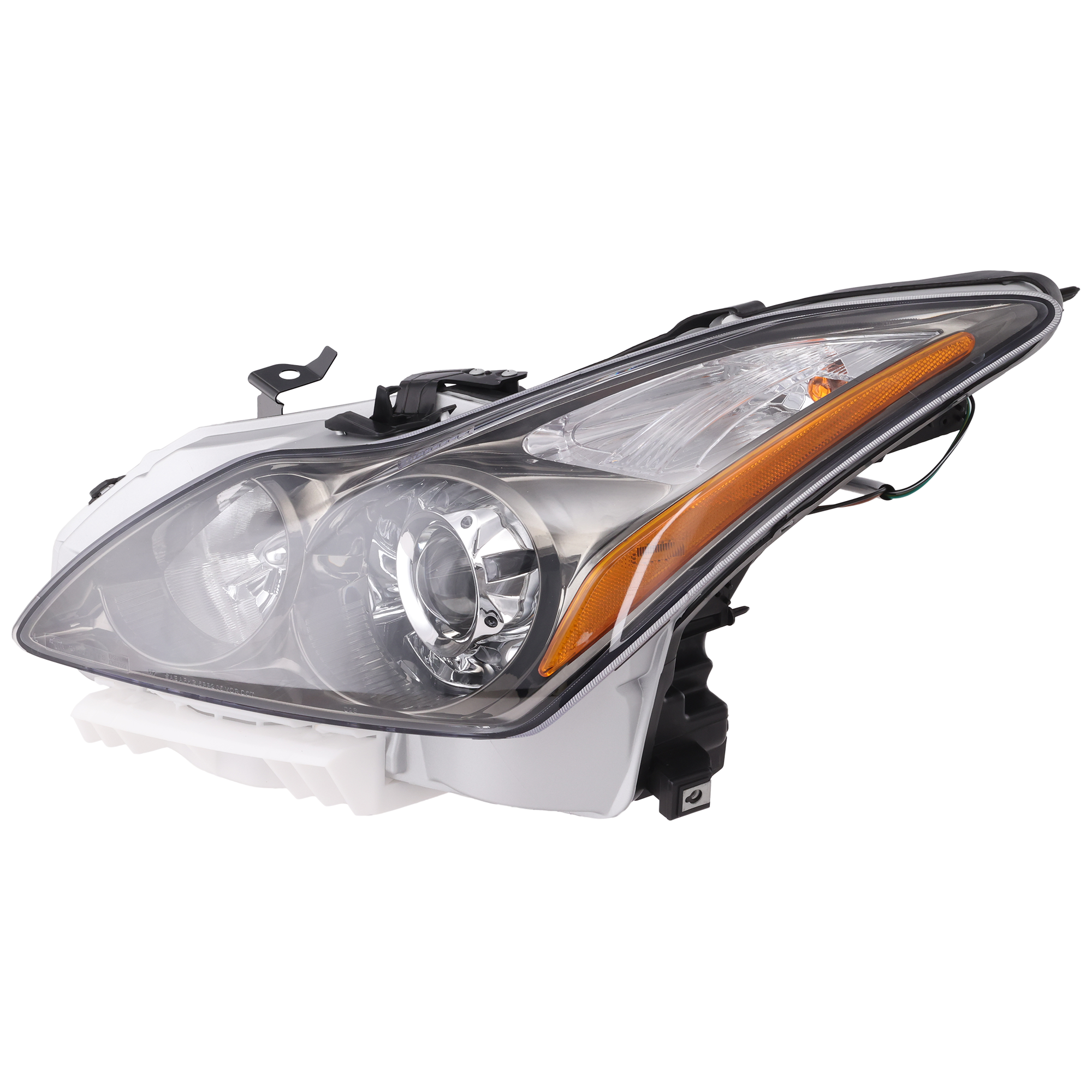 AM G37-11-13 Q60-14-15 HEAD LAMP LH Assembly HID Xenon w HID Kit Convertible Coupe SKU REPI100116 Partslink IN2502148 OEM 260601NL0B