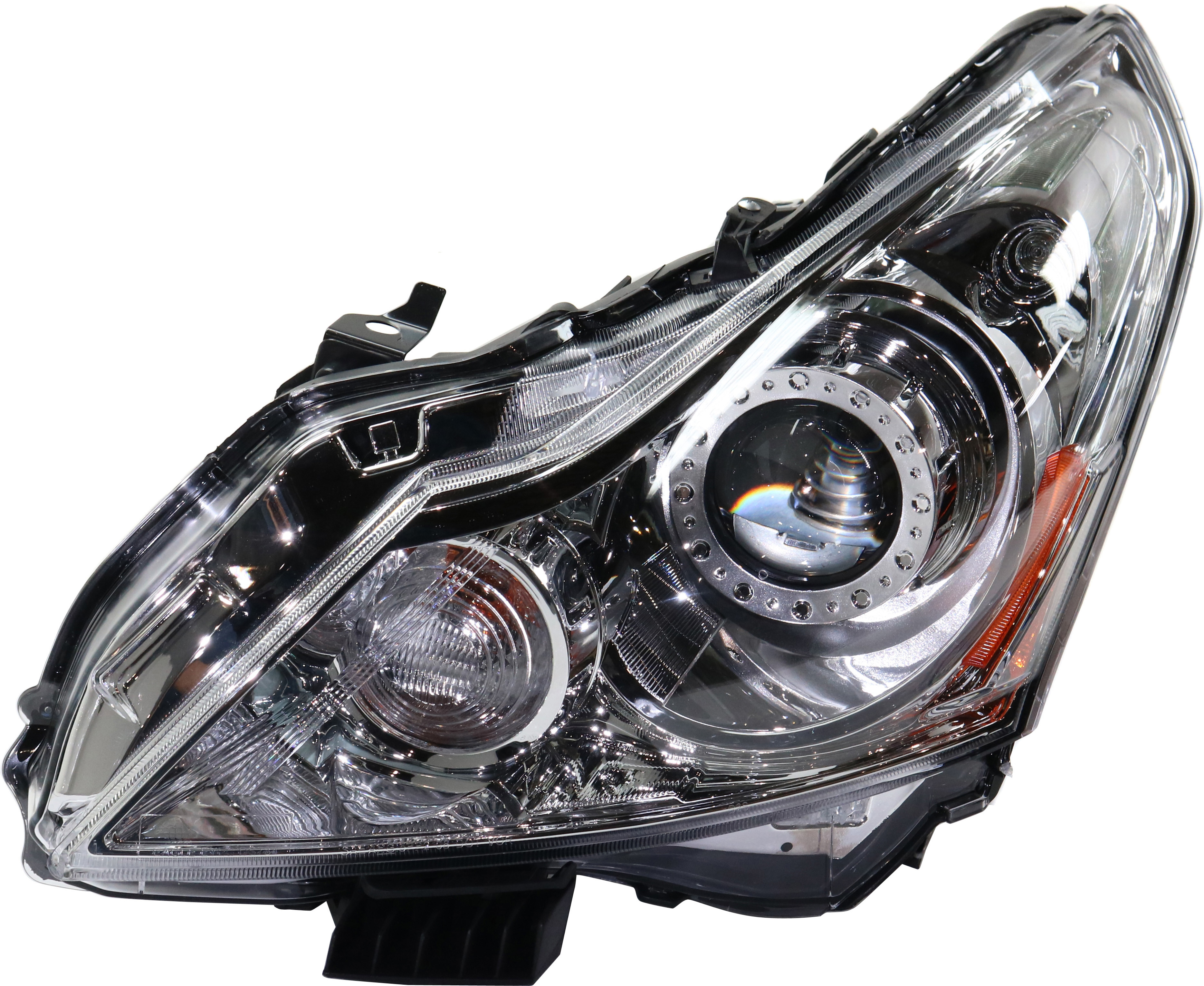 AM G25-11-12 G37-09-13 Q40-15-15 HEAD LAMP LH Lens and Housing HID Xenon w o HID Kit Base Journey Model Sedan SKU REPI100164 OEM 260601NM0C PFM