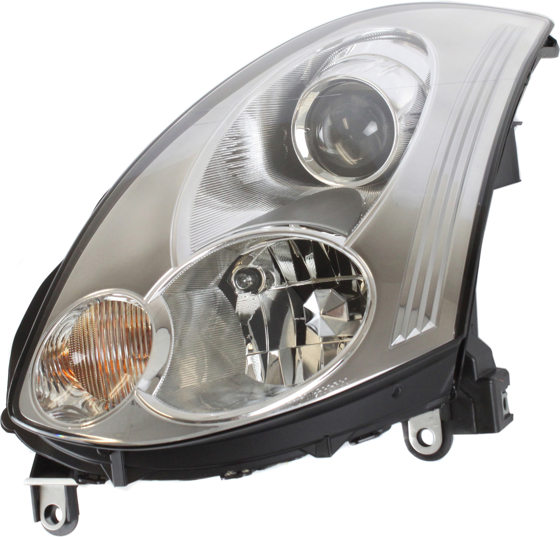 AM G35-06-07 HEAD LAMP LH Assembly HID Xenon w HID Kit Coupe SKU REPI100168 Partslink IN2502128 OEM 26060CM40C