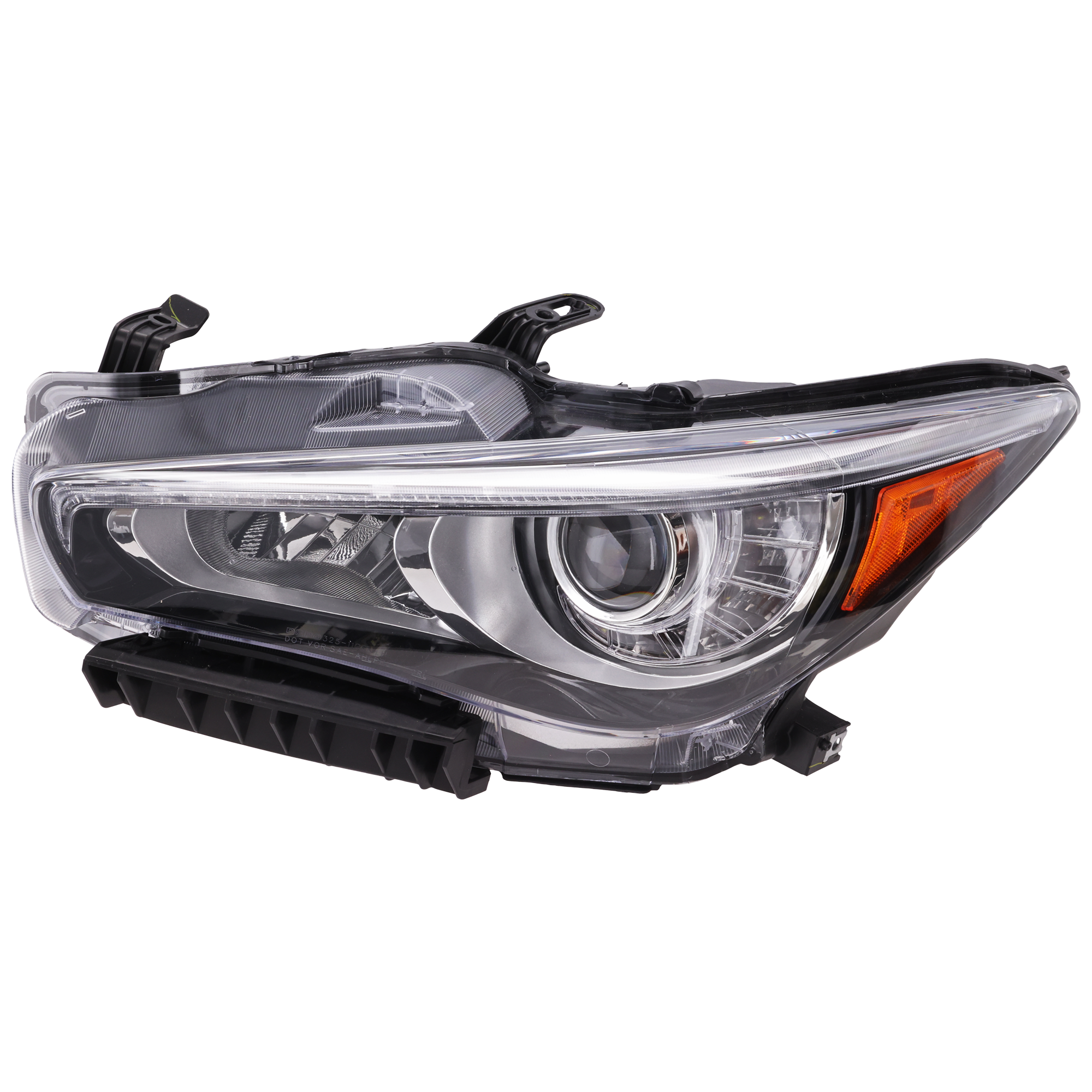 AM Q50-14-17 HEAD LAMP LH Assembly w o Adaptive Headlights SKU REPI100174 Partslink IN2502157 OEM 260604HB0B