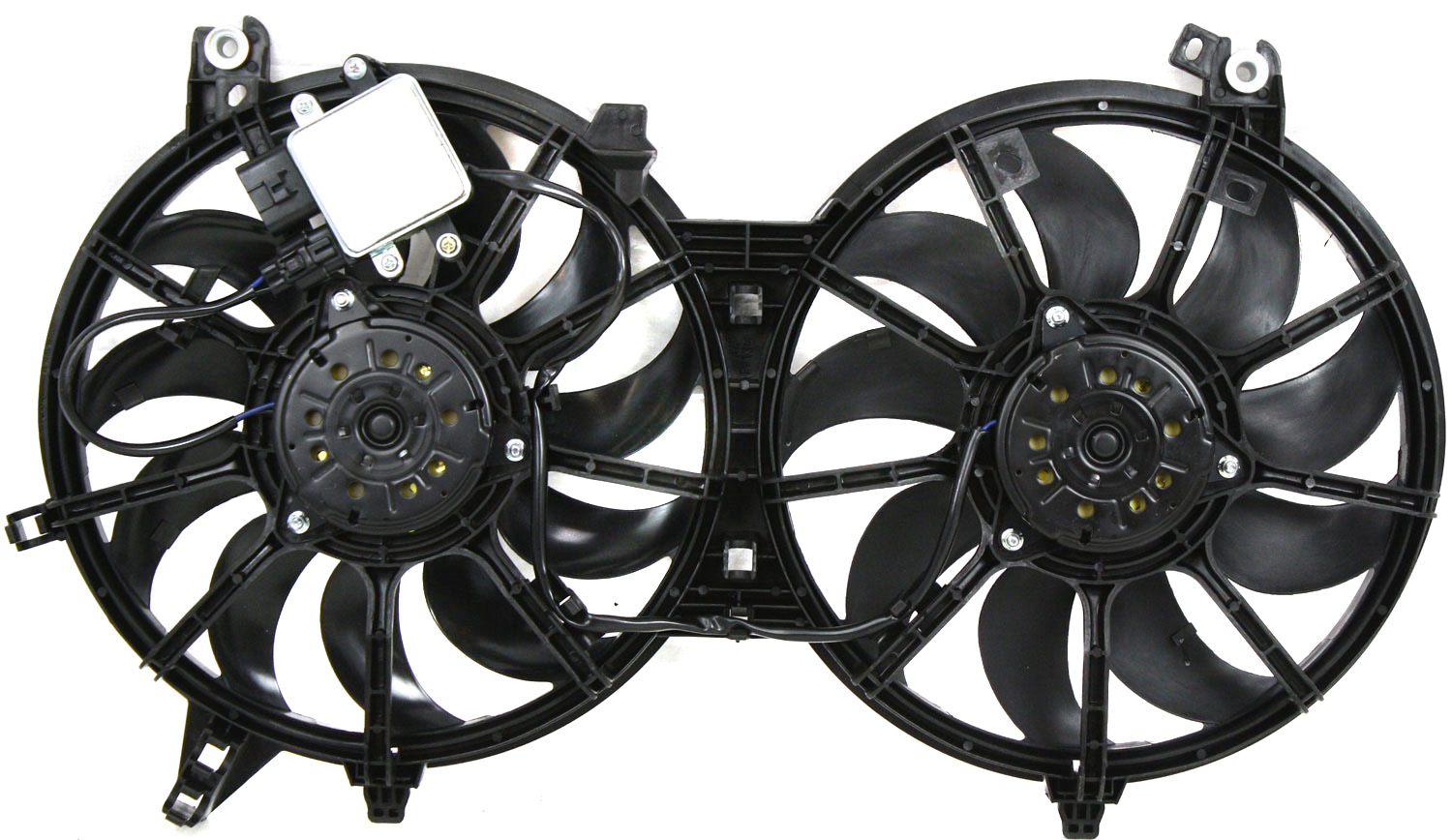 AM 370Z 09-20 Q60-14-15 RADIATOR FAN ASSEMBLY With Controller A T 370Z 09-11 M T G37 Q60 w Control module SKU REPI160902 Partslink IN3115108 OEM 21481JK60B