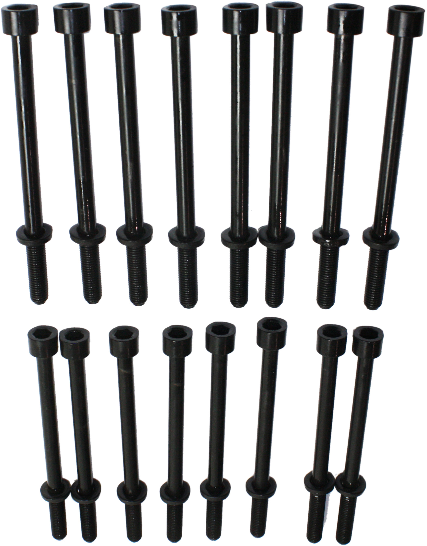AM RODEO 98-04 CYLINDER HEAD BOLT Set of 16-6 Cyl 3.2L 3.5L DOHC 24 Valves 6VD1-6VE1 Eng. SKU REPI320202