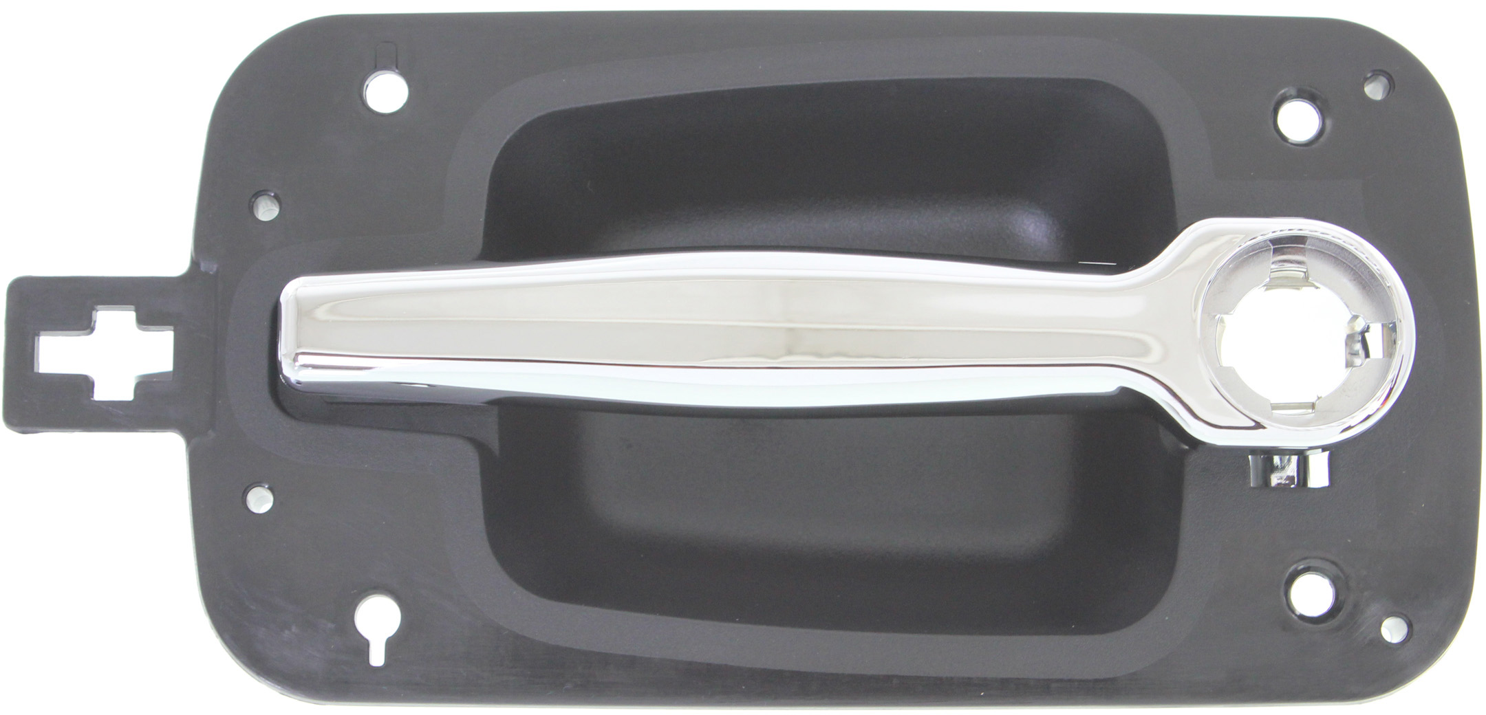 AM INTERNATIONAL TRUCK 08-12 FRONT EXTERIOR DOOR HANDLE RH Chrome w Key Hole SKU REPI462157K OEM Heavy Duty