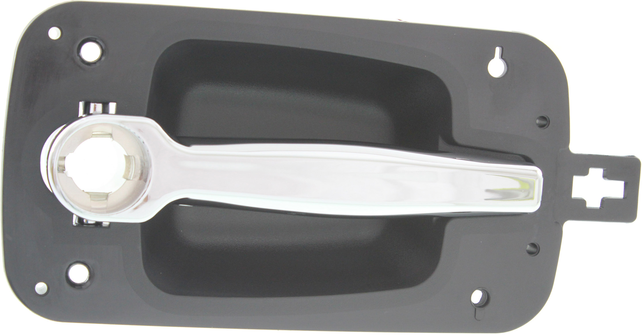 AM INTERNATIONAL TRUCK 08-12 FRONT EXTERIOR DOOR HANDLE RH Chrome w Key Hole SKU REPI462157 OEM Heavy Duty