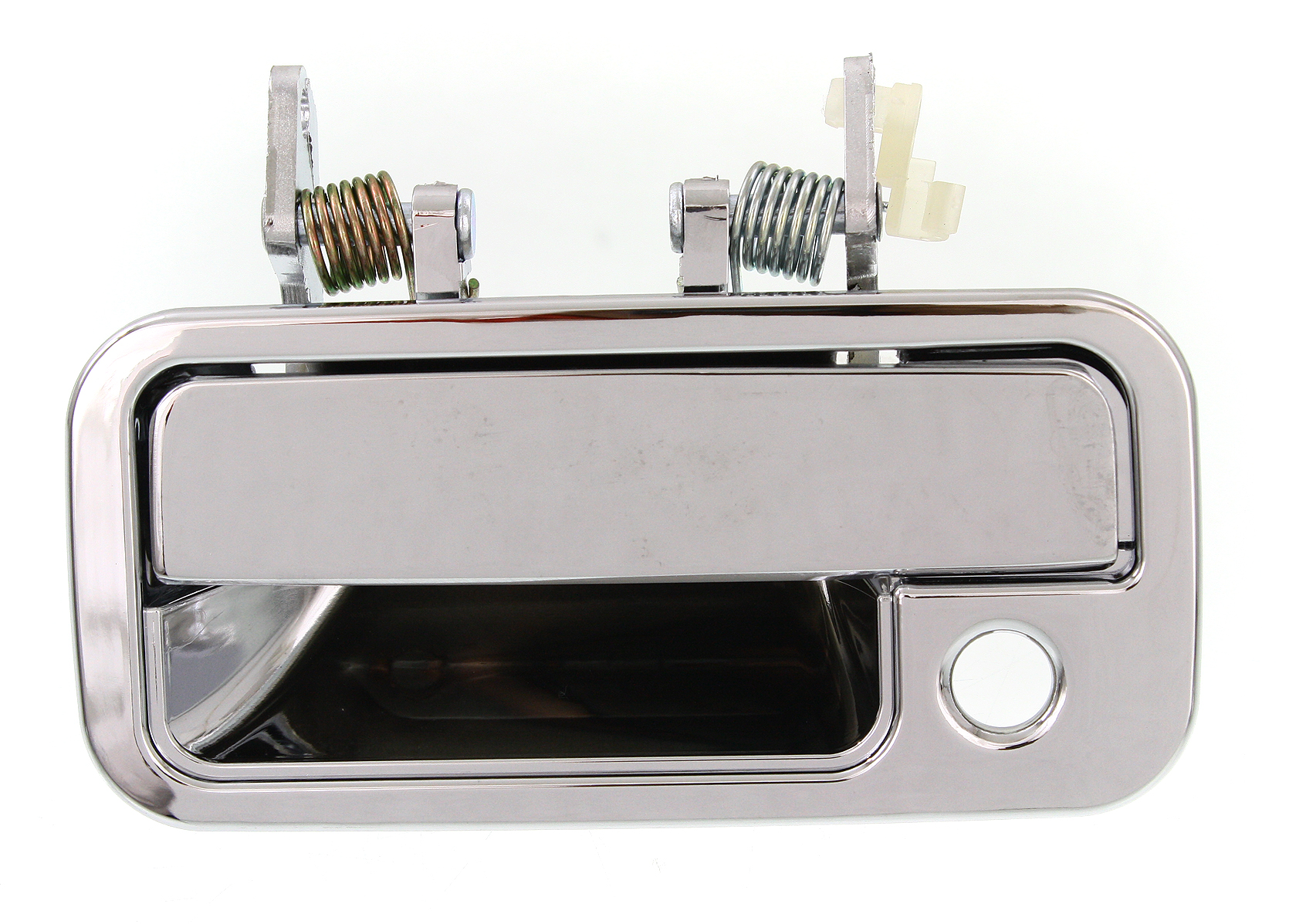 AM ISUZU PICKUP 88-95 FRONT EXTERIOR DOOR HANDLE LH All Chrome Metal Lever+Plastic Housing SKU REPI462168 OEM 8943358701-8944740313