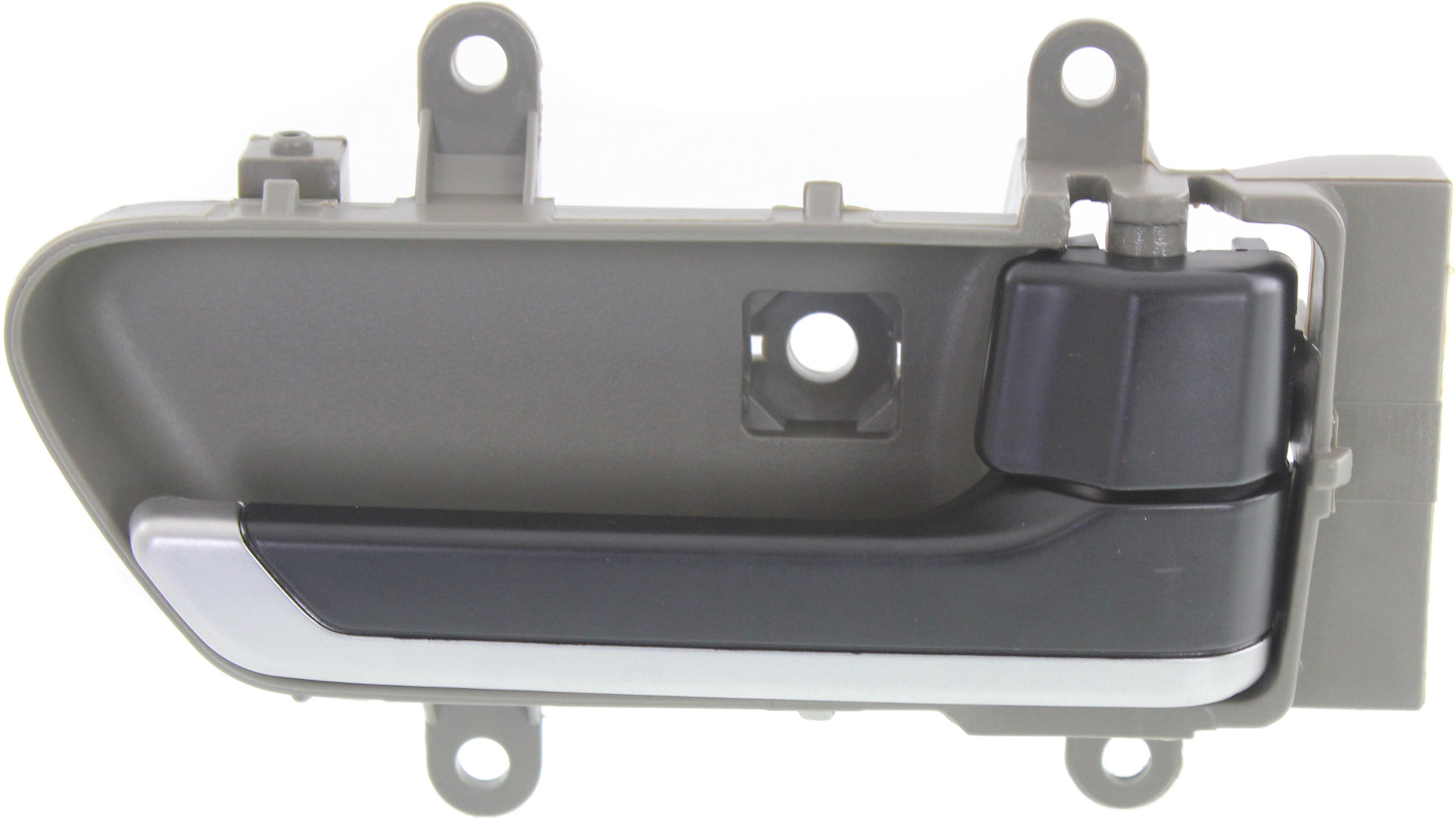 AM MURANO 03-05 FRONT INTERIOR DOOR HANDLE RH Black+Beige Sage w Silver Insert w o Lighting Hole =REAR SKU REPI462171 OEM 80670CG002