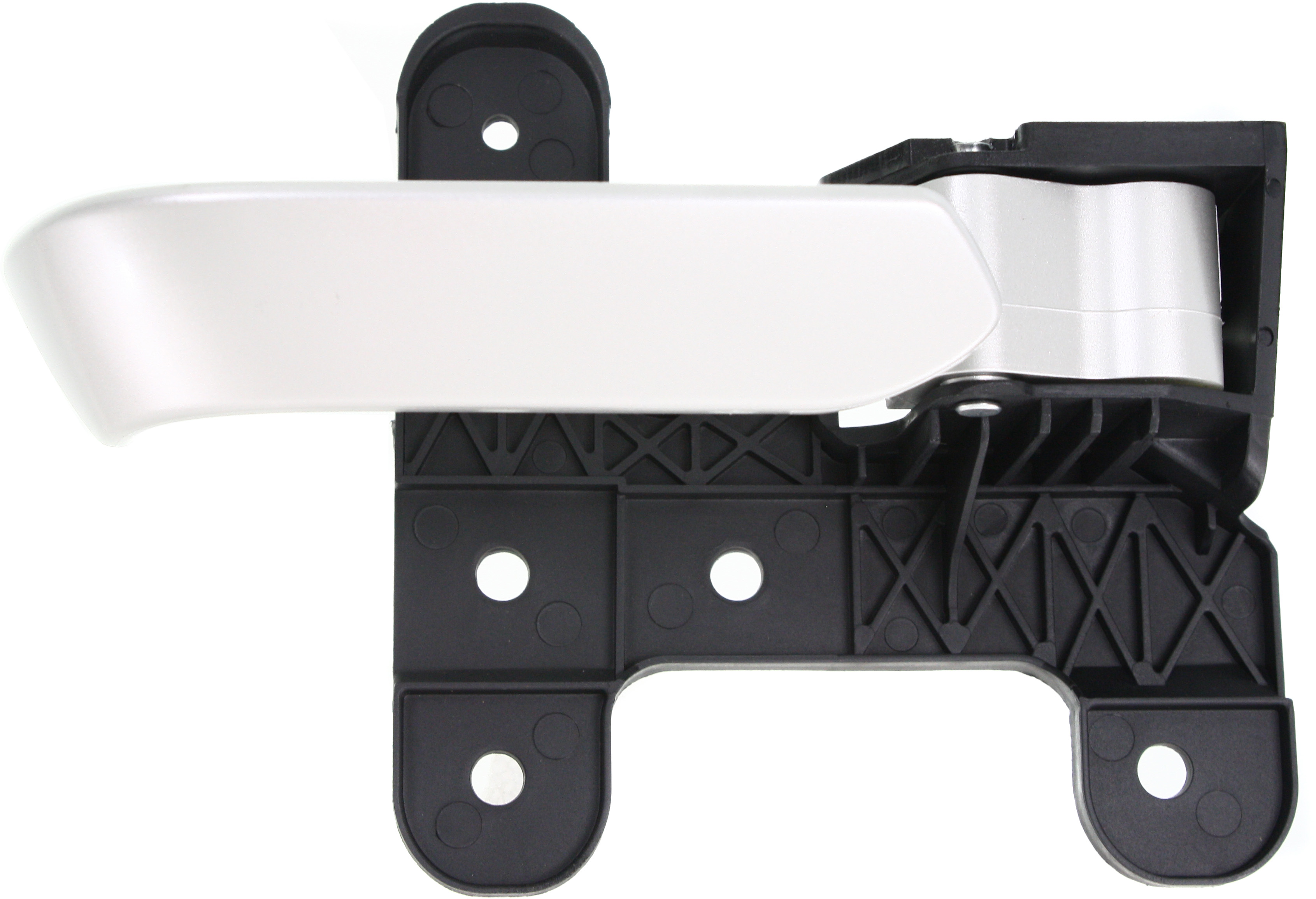 AM ARMADA TITAN 04-14 FRONT INTERIOR DOOR HANDLE RH Painted Silver Plastic =REAR SKU REPI462177 OEM 80670ZW10A