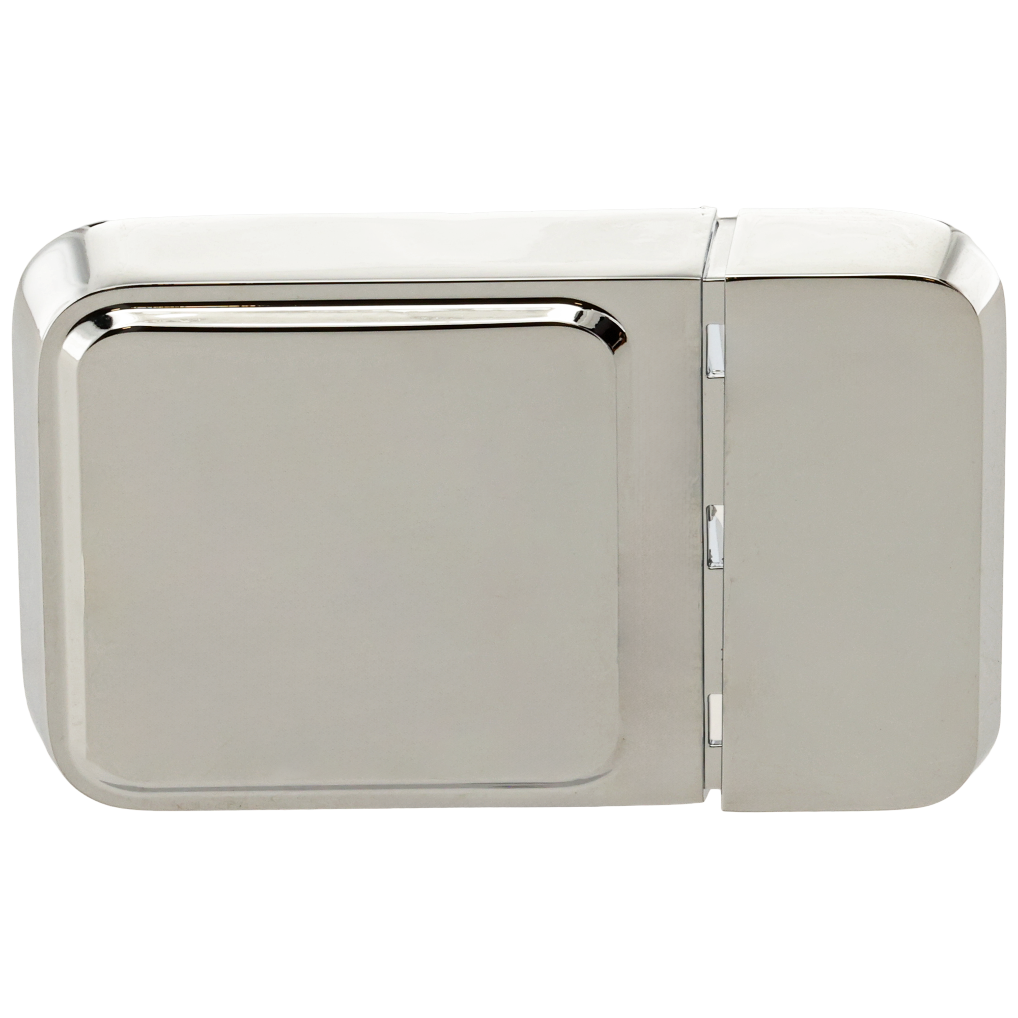 AM INTERNATIONAL TRUCK 88-05 FRONT EXTERIOR DOOR HANDLE RH=LH Zinc Chrome Metal w o Hole for Rod Clip SKU REPI462501 OEM 3550931C91