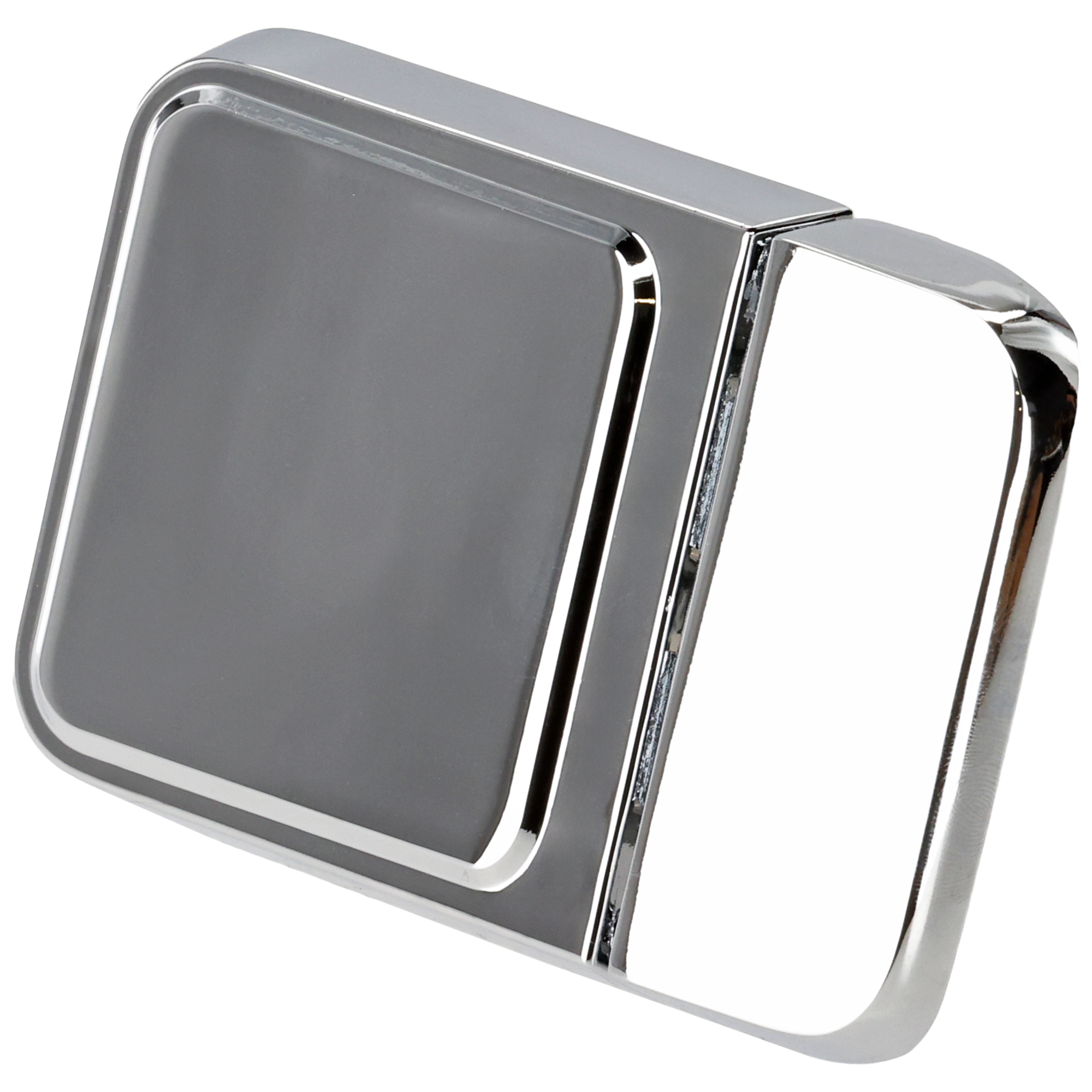 AM INTERNATIONAL TRUCK 88-05 FRONT EXTERIOR DOOR HANDLE RH=LH Zinc Chrome Metal w Hole for Rod Clip SKU REPI462502 OEM 1680789C91-3550925C91-3550930C