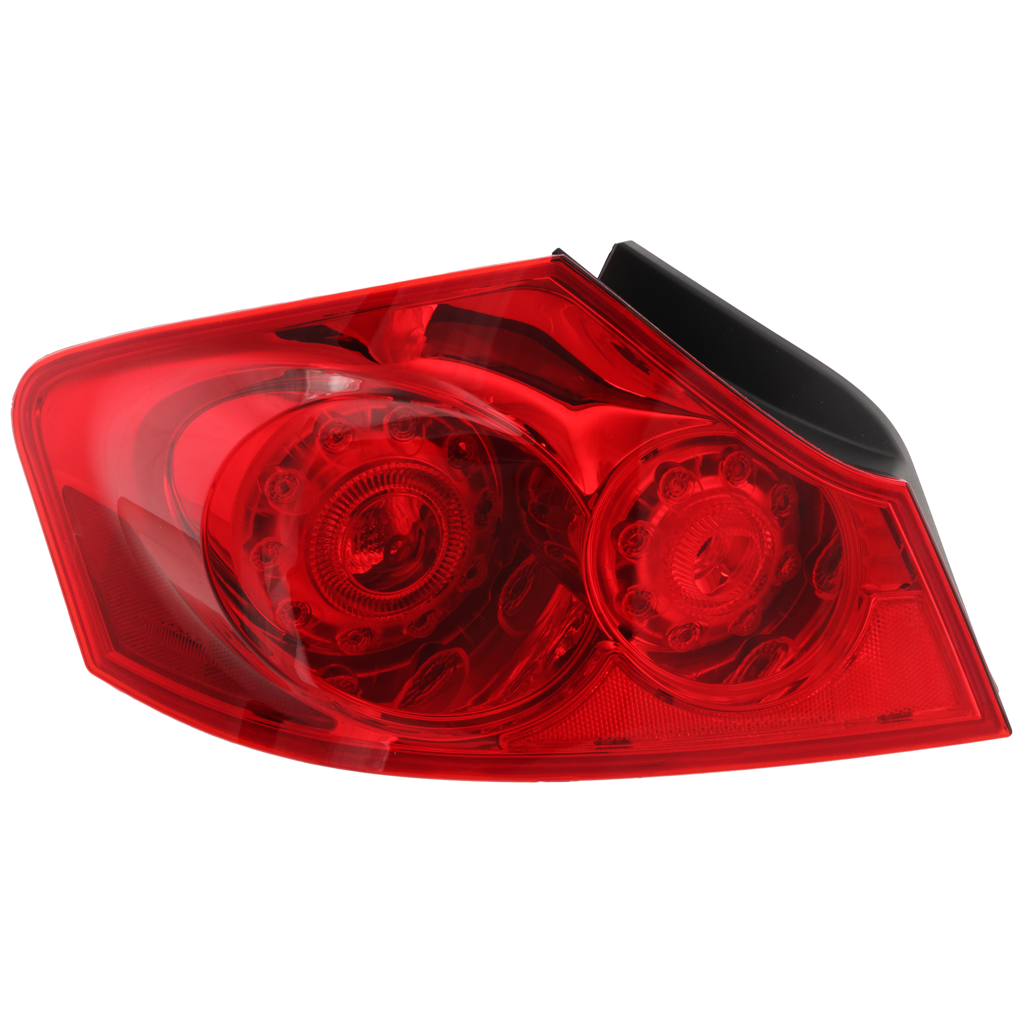 AM G35-07-08 G37-09-13 Q40-15-15 TAIL LAMP LH Assembly Red Lens Sedan CAPA SKU REPI730102Q Partslink IN2800118C OEM 26555JK60D