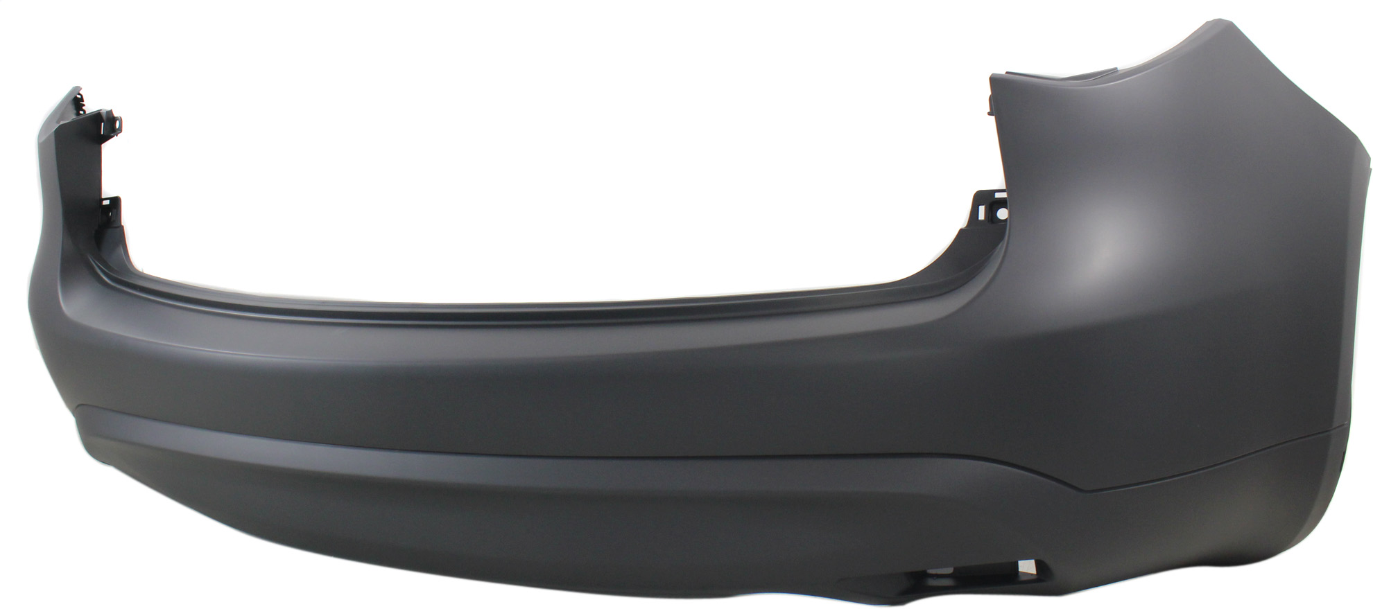 AM FX35 FX37-09-13 QX70-14-17 REAR BUMPER COVER Primed w o Premium Pkg w o Parking Aid Sensor Holes SKU REPI760117P Partslink IN1100134 OEM HEM221CA0H