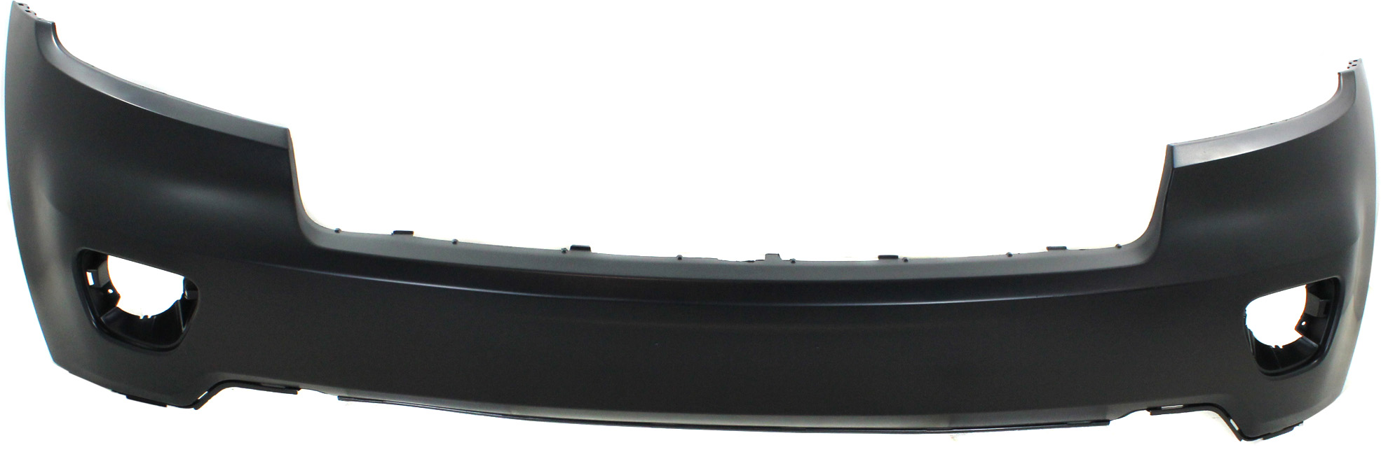 AM GRAND CHEROKEE 11-13 FRONT BUMPER COVER Upper Primed w o Headlight Washer Holes w Chrome Trim Laredo Limited Ovedrland Models CAPA SKU REPJ010314PQ Partslink CH1000979C OEM 68078268AB