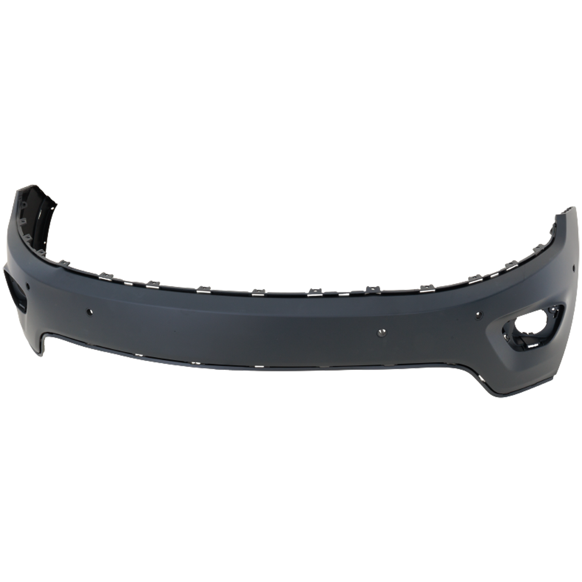 AM GRAND CHEROKEE 14-15 FRONT BUMPER COVER Upper Primed Laredo Limited Overland Models w Parking Aid Sensor Holes SKU REPJ010325P Partslink CH1014109 OEM 68214172AA