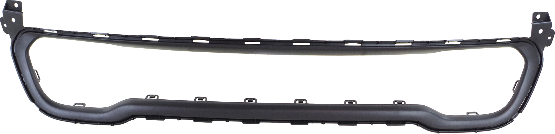 AM CHEROKEE 14-18 FRONT BUMPER MOLDING Dark Gray Latitude North Overland Sport Models CAPA SKU REPJ015306Q Partslink CH1044112C CH1044113C OEM 68210024AC 68203230AB