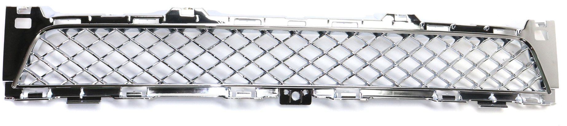 AM XJ 11-15 FRONT BUMPER GRILLE Center Chrome SKU REPJ015310 Partslink JA1036101 OEM C2D3580